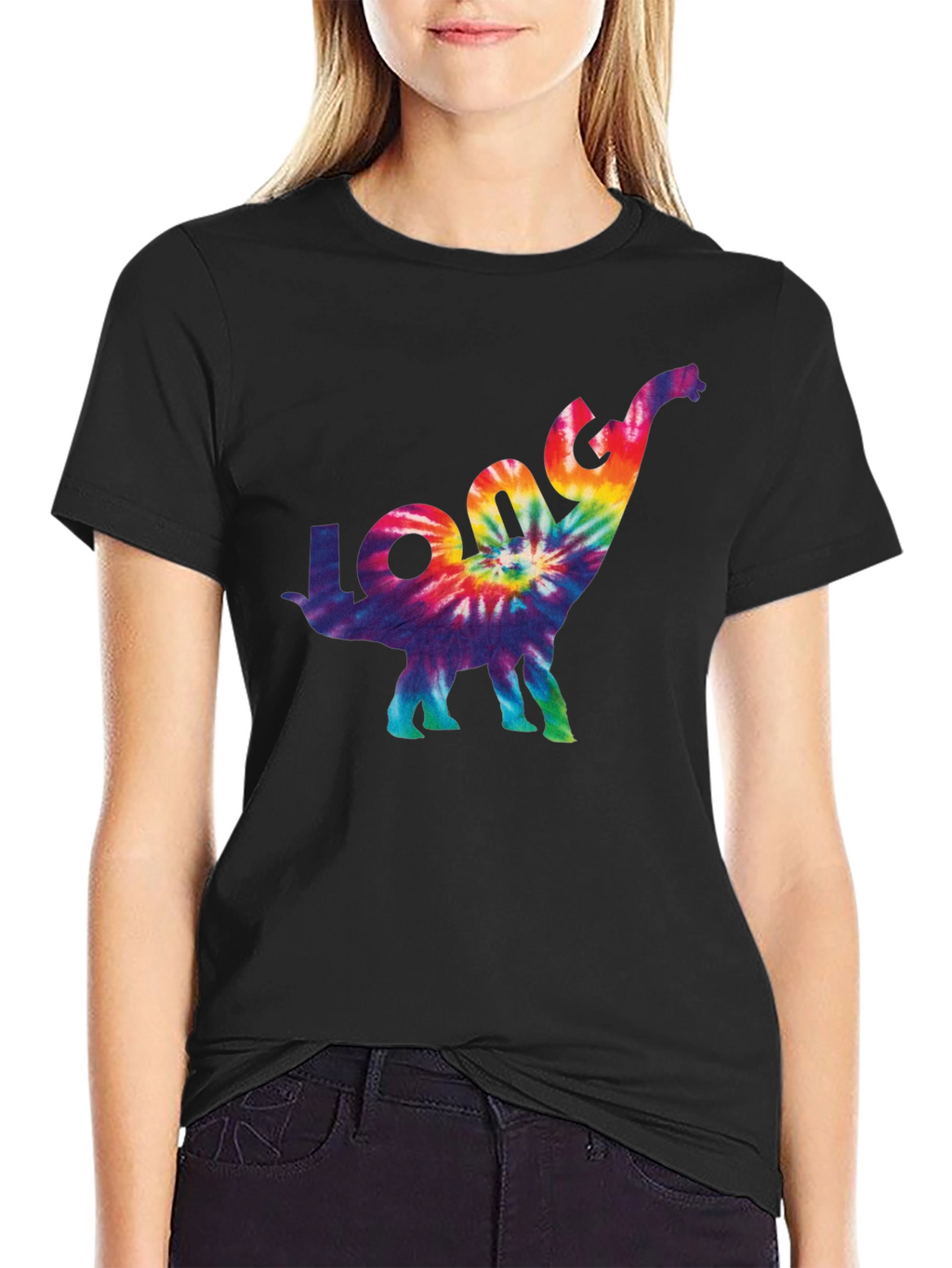 Tie-Dye Dinosaur Graphic Tee