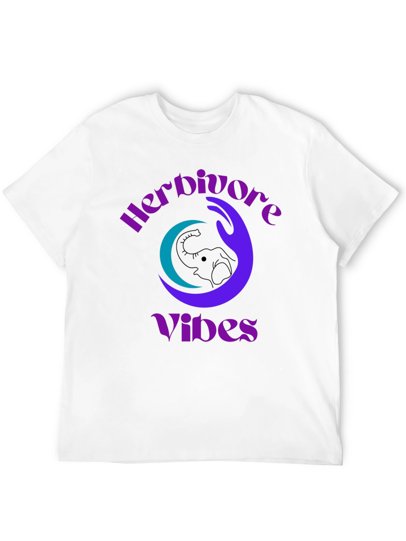 Herbivore Vibes Graphic Tee - Elephant Design