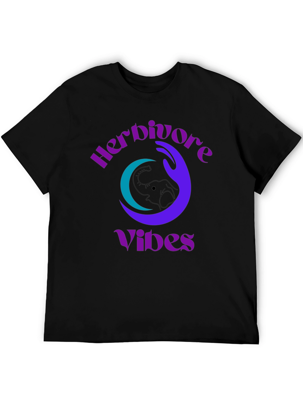 Herbivore Vibes Graphic Tee - Elephant Design