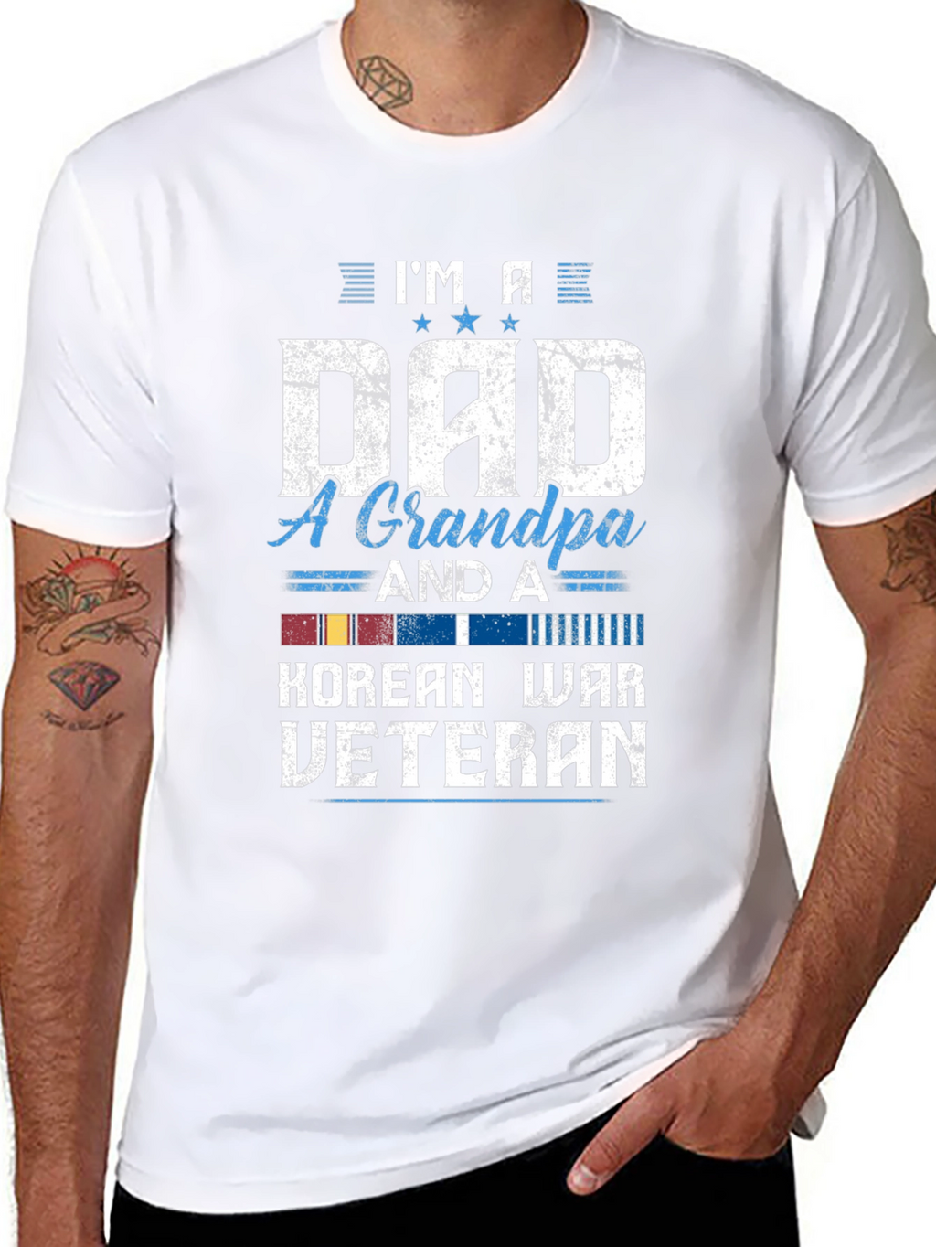 Im A Dad Grandpa Korean War Veteran T-Shirt