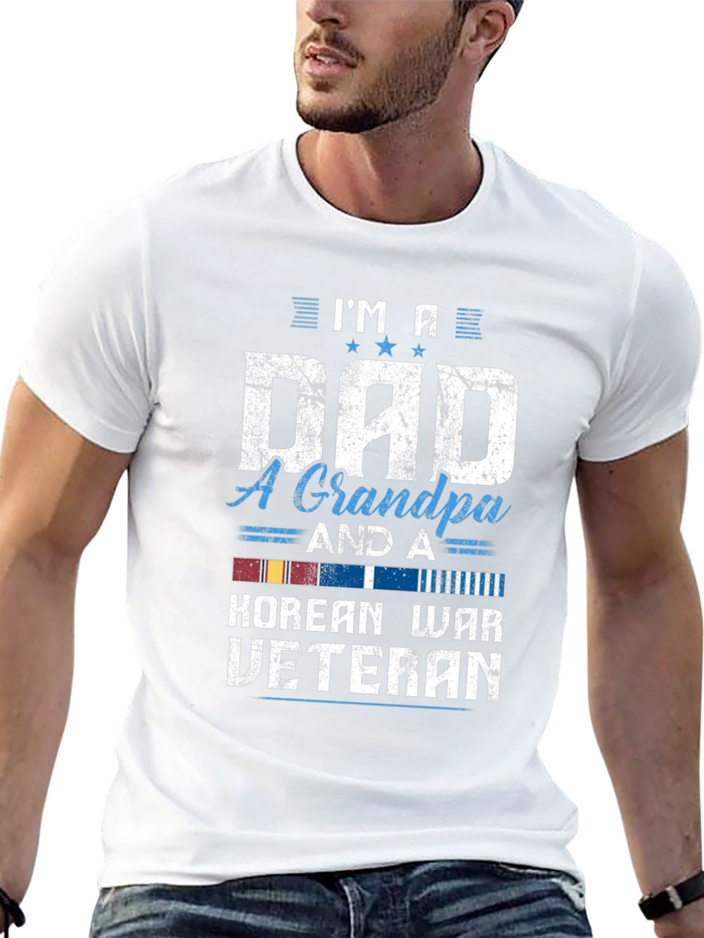 Im A Dad Grandpa Korean War Veteran T-Shirt