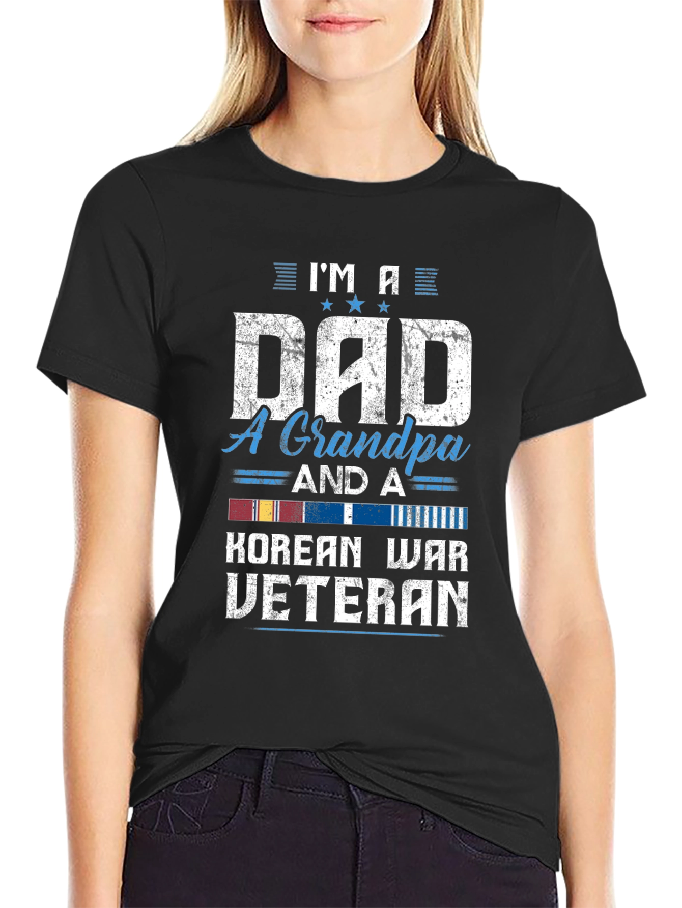 Im A Dad Grandpa Korean War Veteran T-Shirt