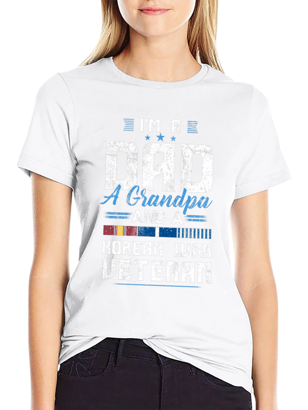 Im A Dad Grandpa Korean War Veteran T-Shirt