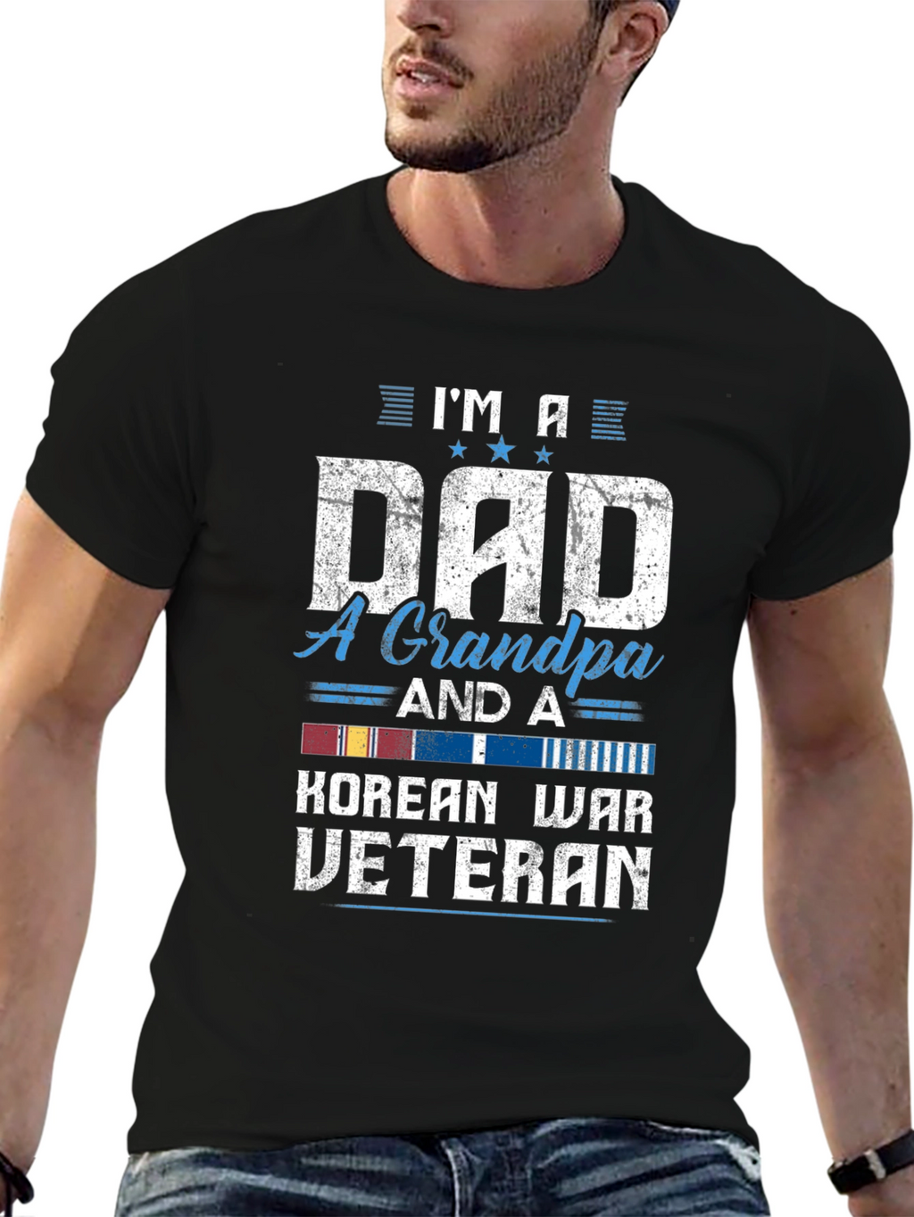 Im A Dad Grandpa Korean War Veteran T-Shirt