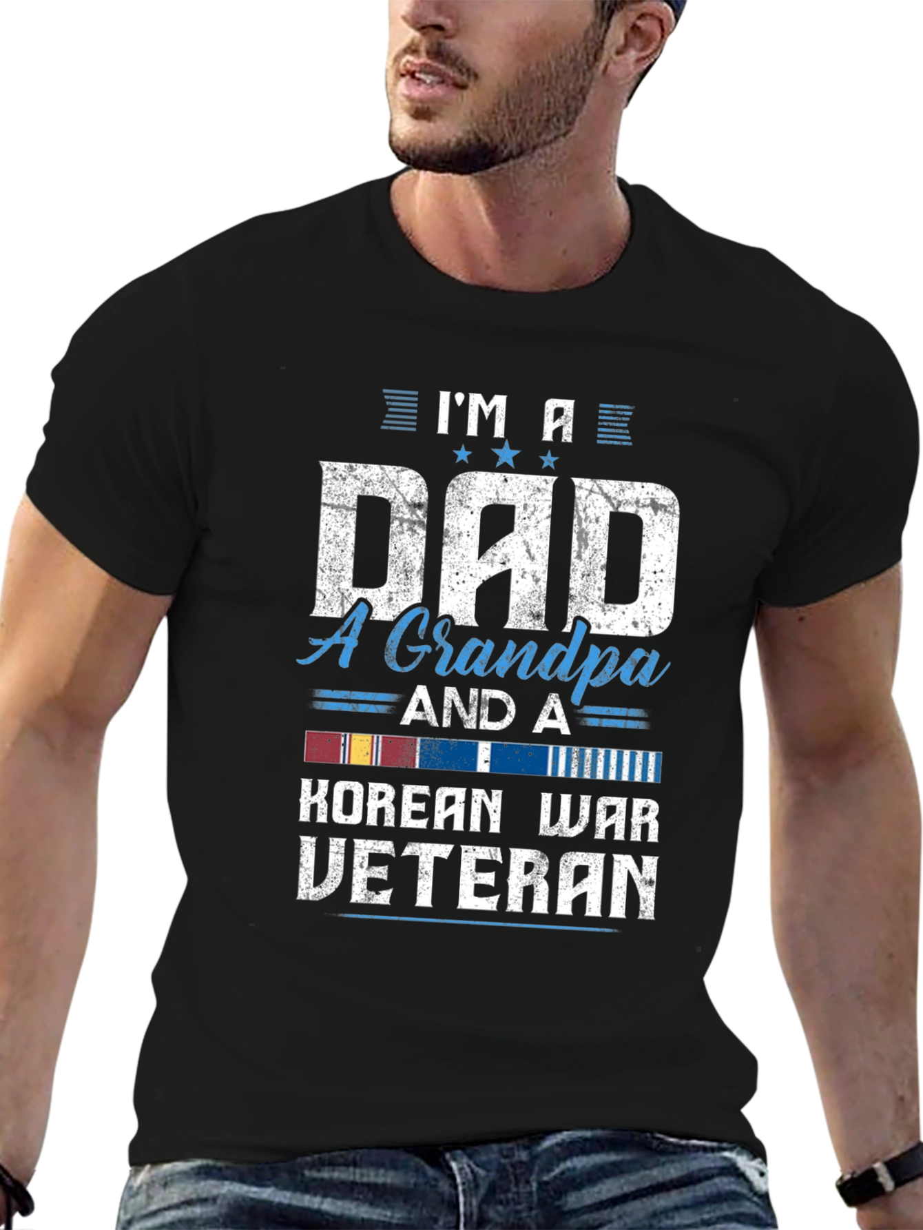 Im A Dad Grandpa Korean War Veteran T-Shirt