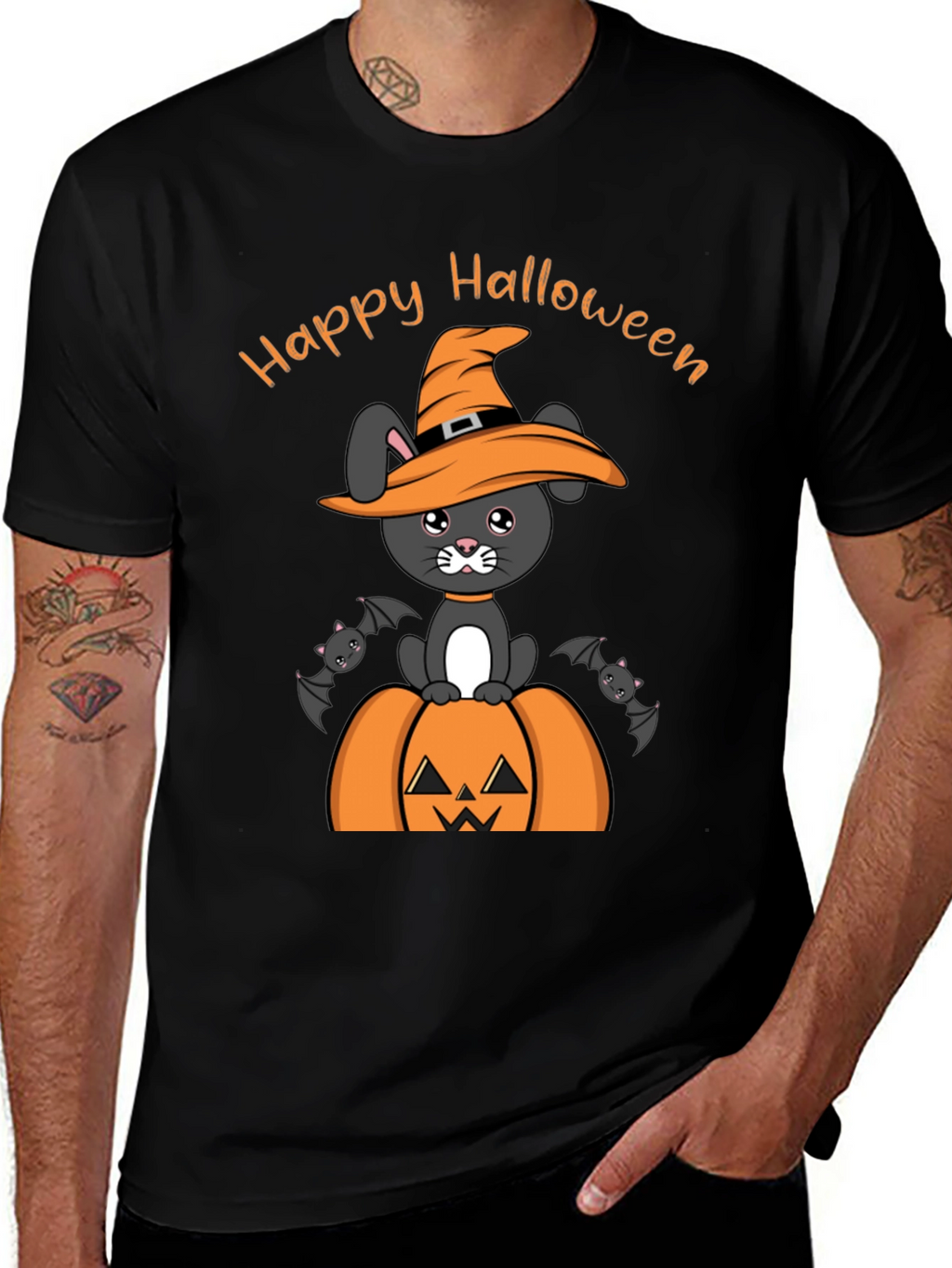 Halloween Bunny Pumpkin T-Shirt
