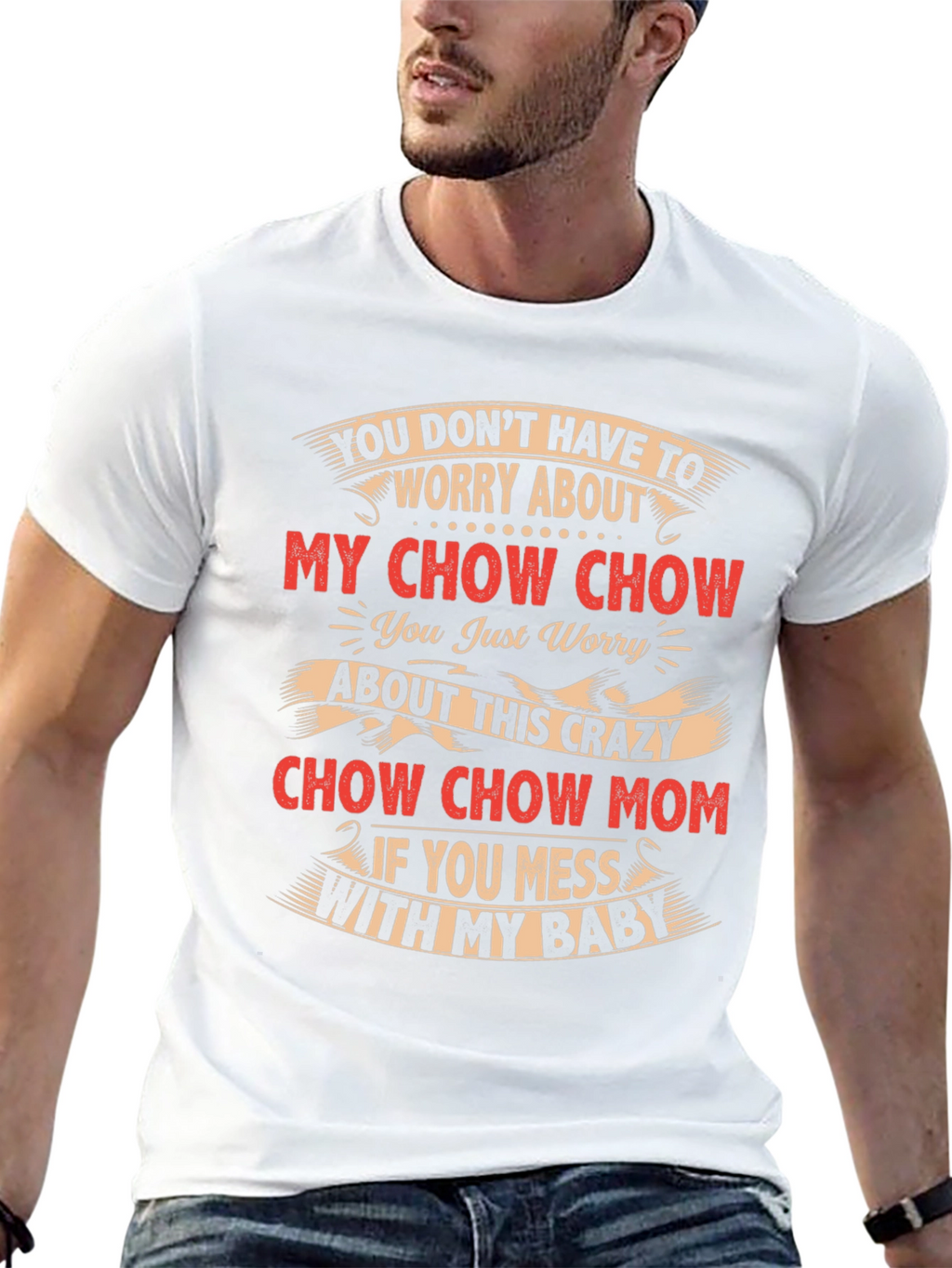 Crazy Chow Chow Mom T-Shirt
