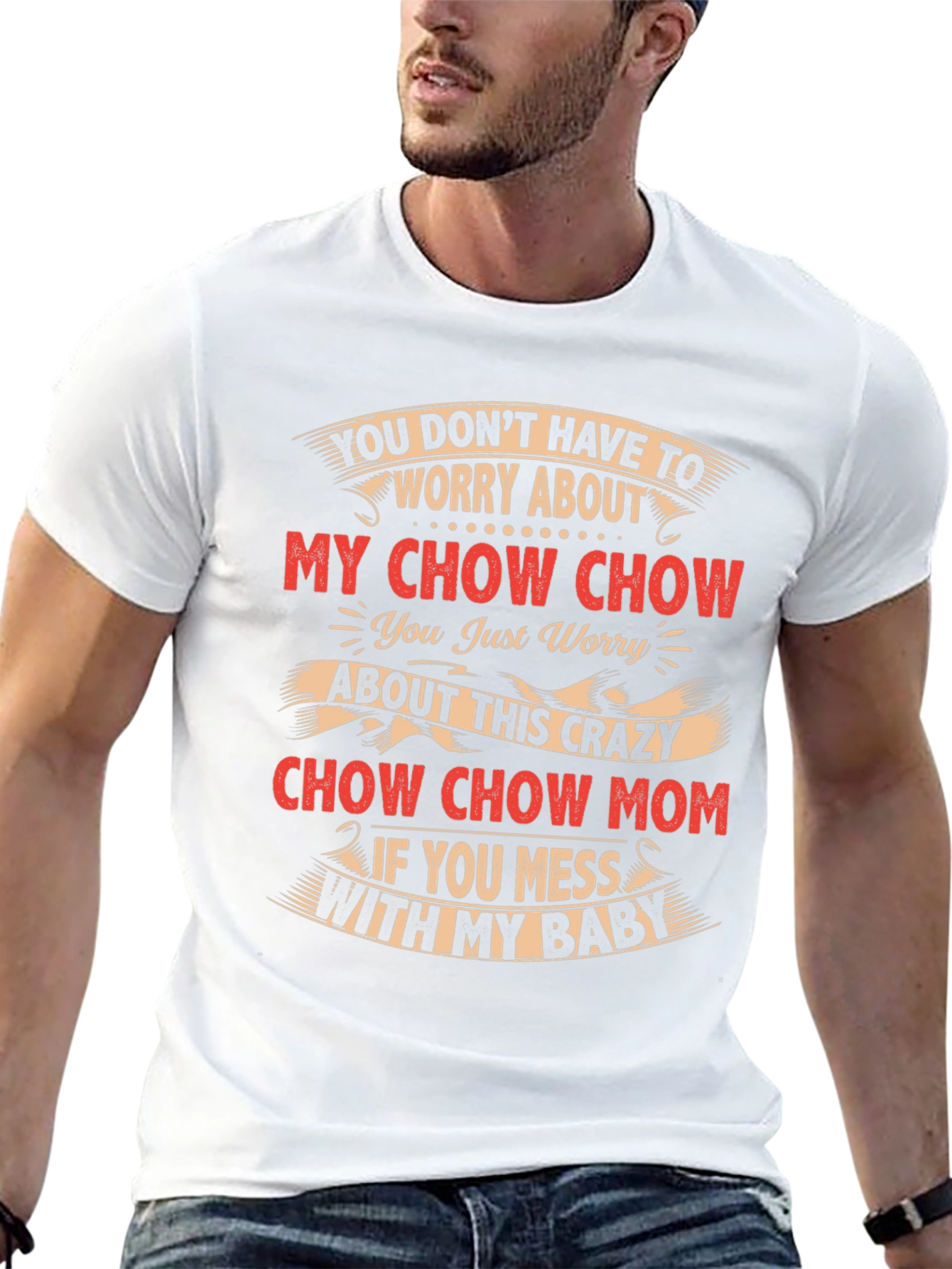 Crazy Chow Chow Mom T-Shirt