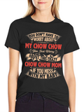 Crazy Chow Chow Mom T-Shirt
