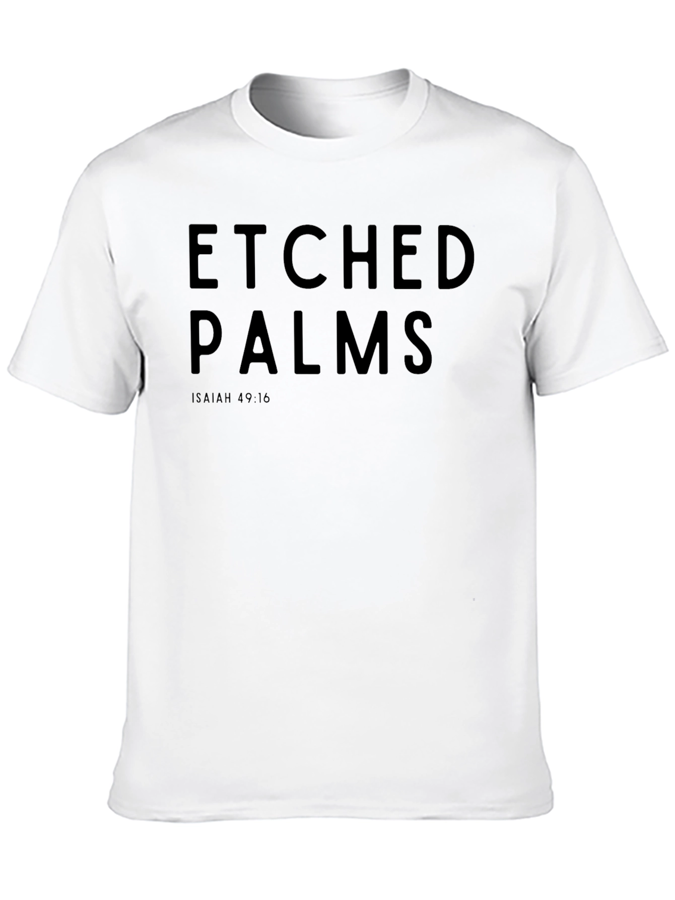 Etched Palms Graphic Tee - Isaiah 49:16