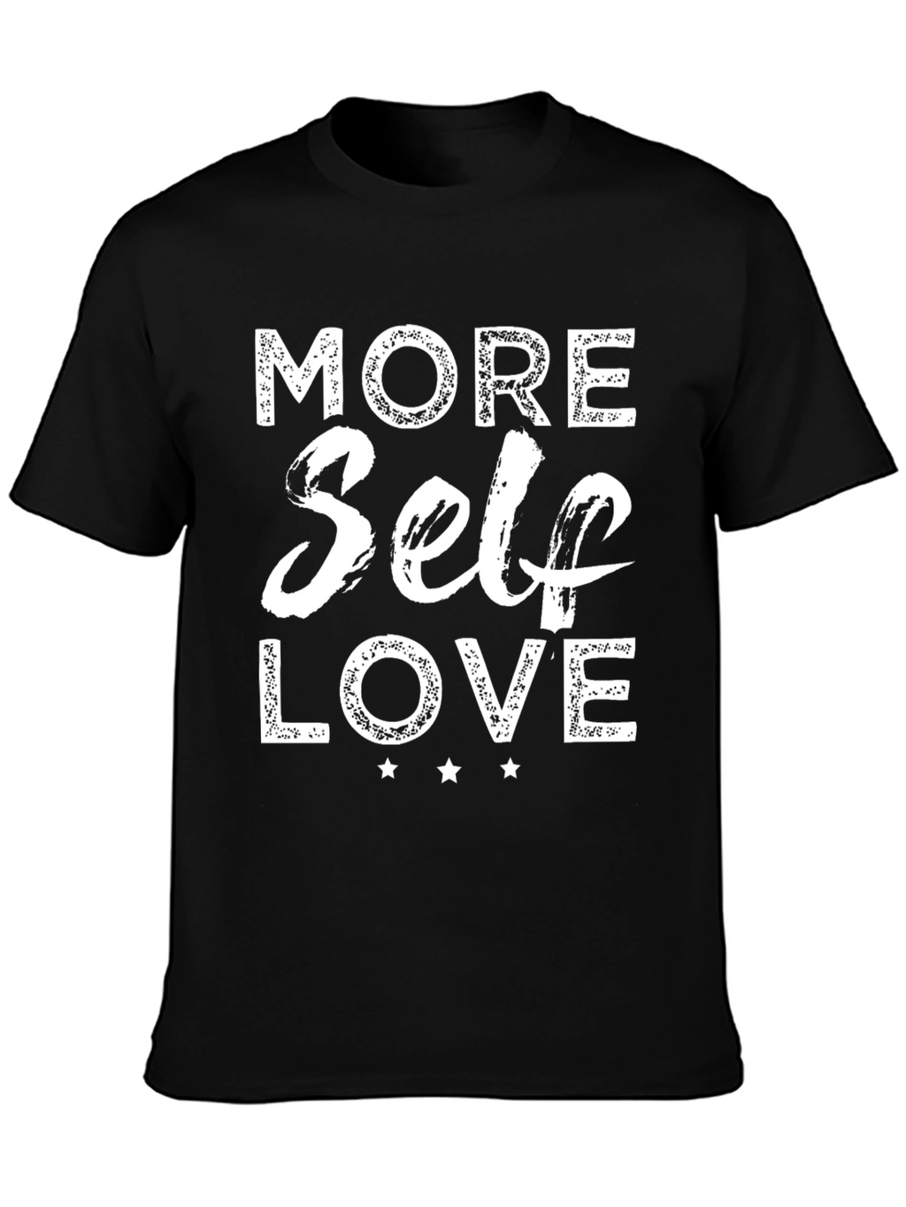 More Self Love Graphic Tee - Black