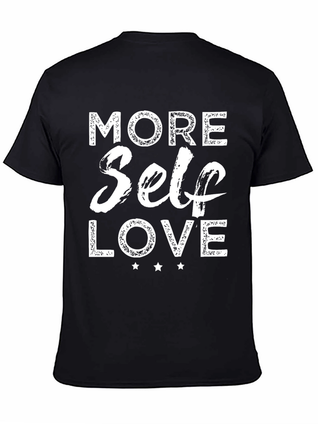 More Self Love Graphic Tee - Black