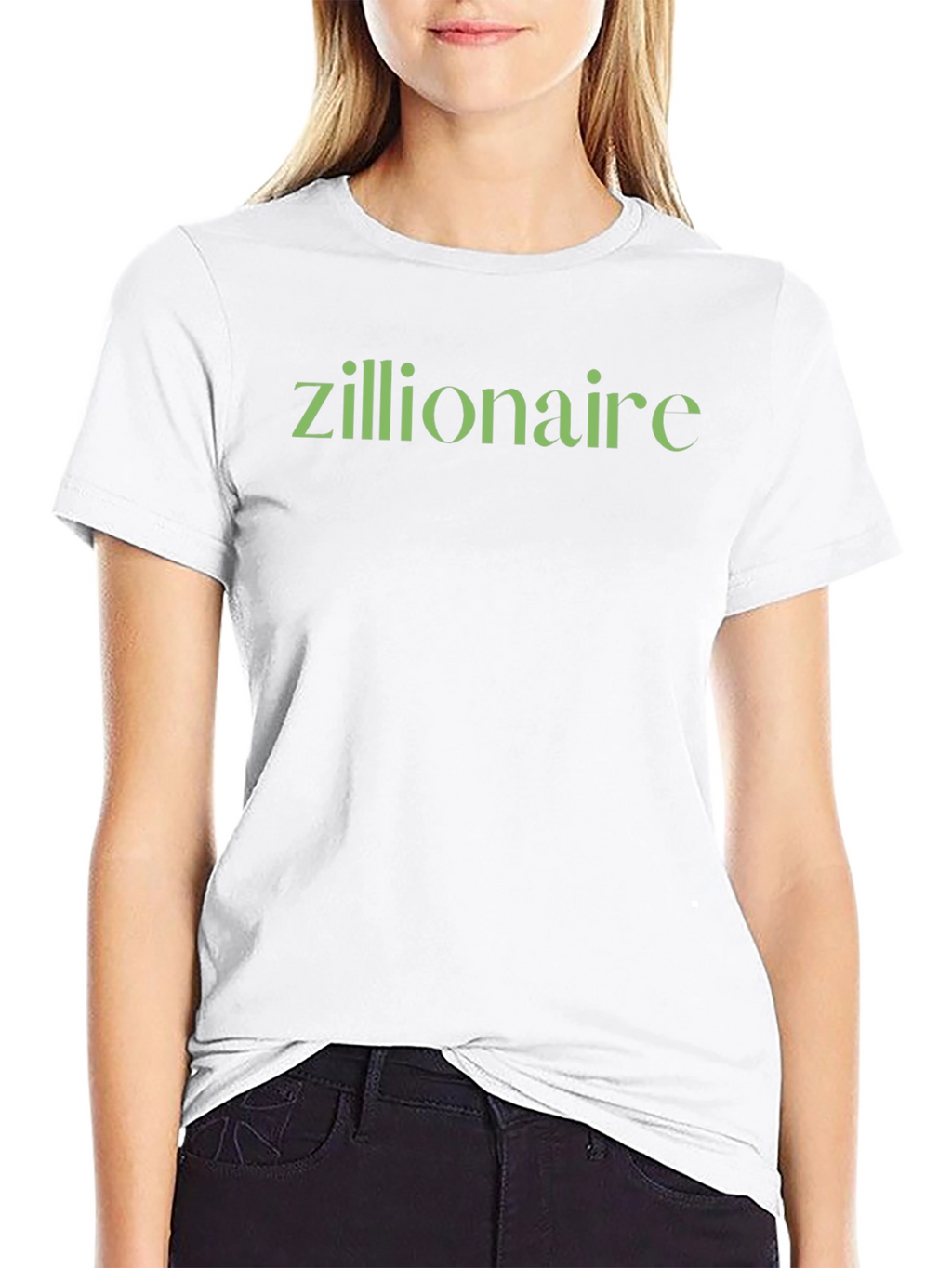 Zillionaire Black Graphic Tee