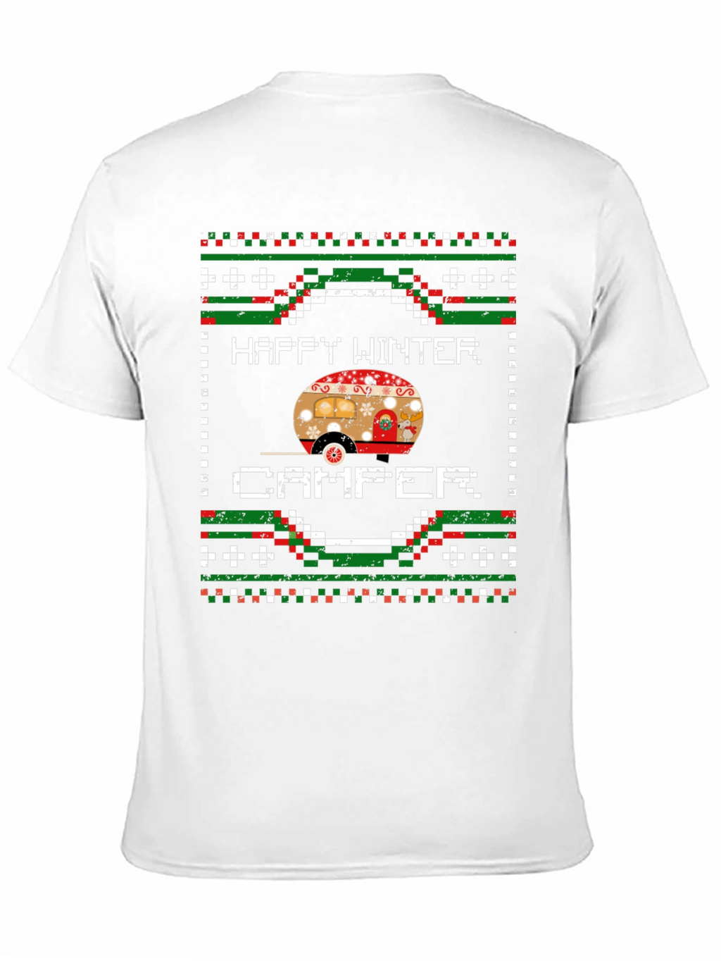 Happy Winter Camper Graphic T-Shirt