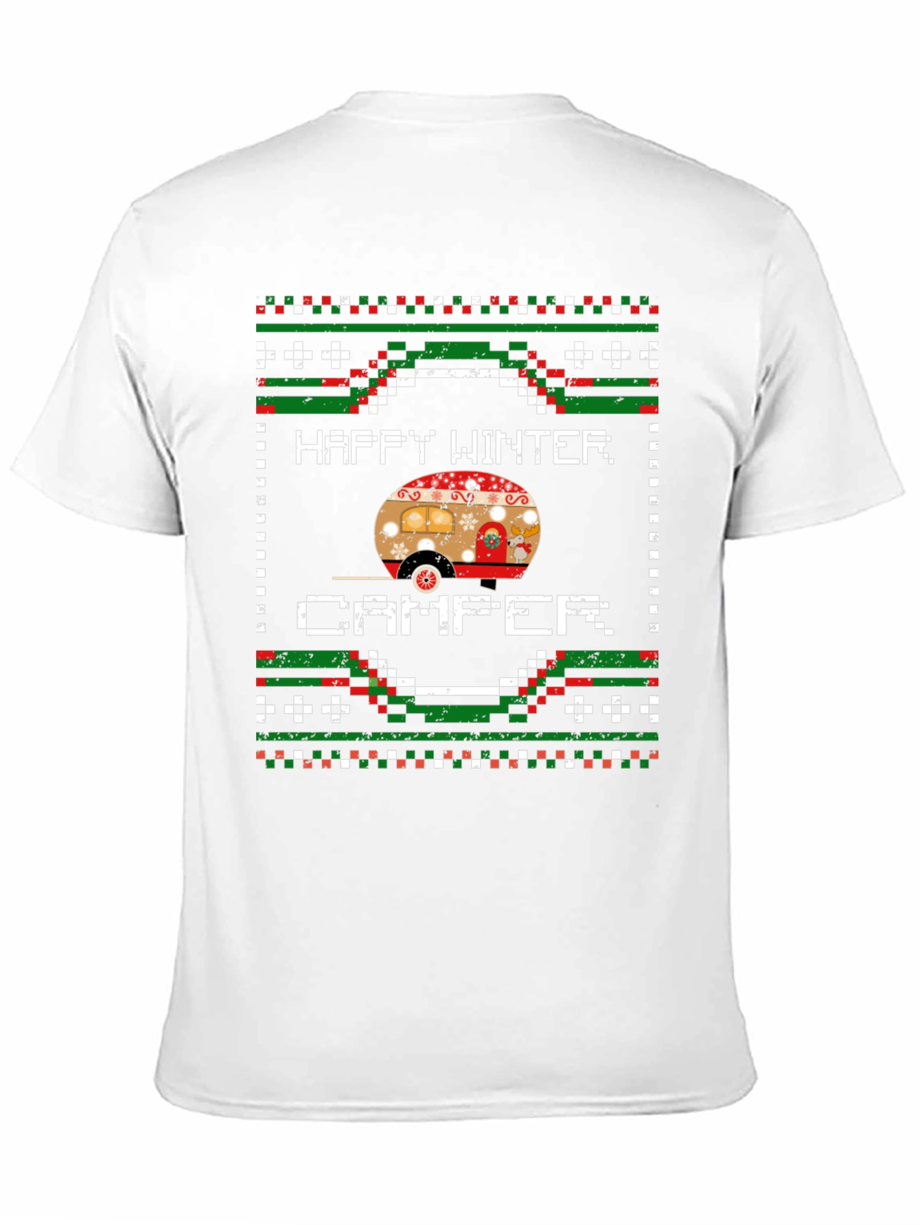 Happy Winter Camper Graphic T-Shirt