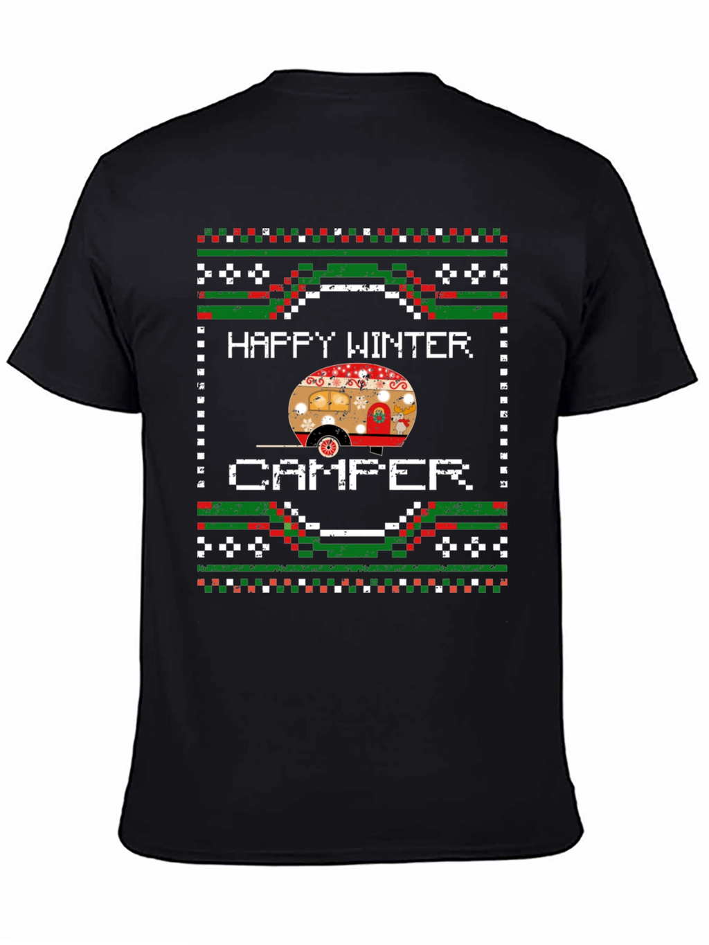 Happy Winter Camper Graphic T-Shirt