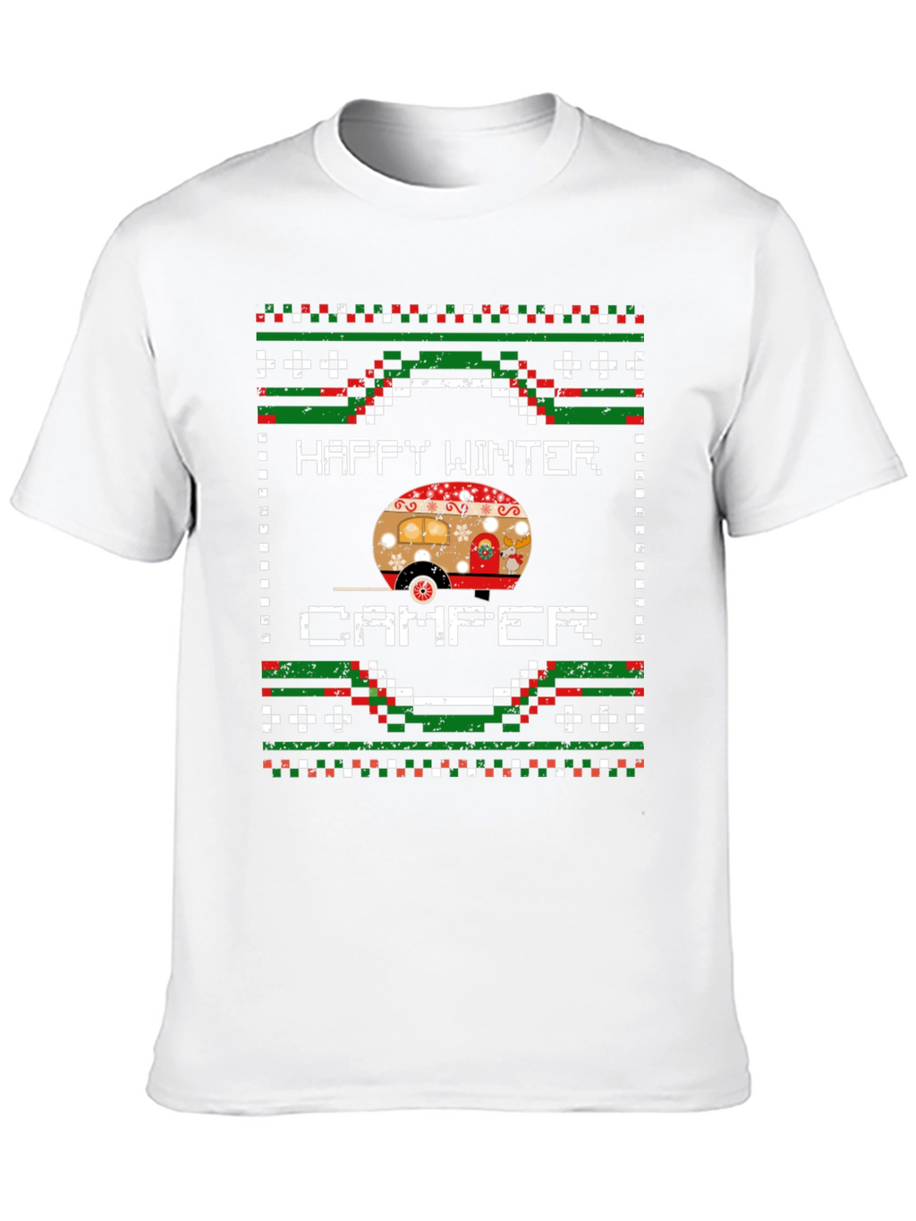 Happy Winter Camper Graphic T-Shirt