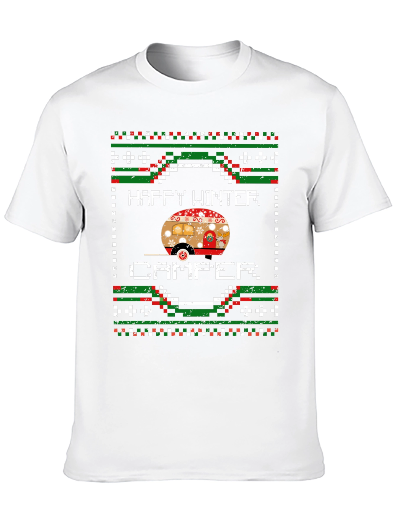 Happy Winter Camper Graphic T-Shirt
