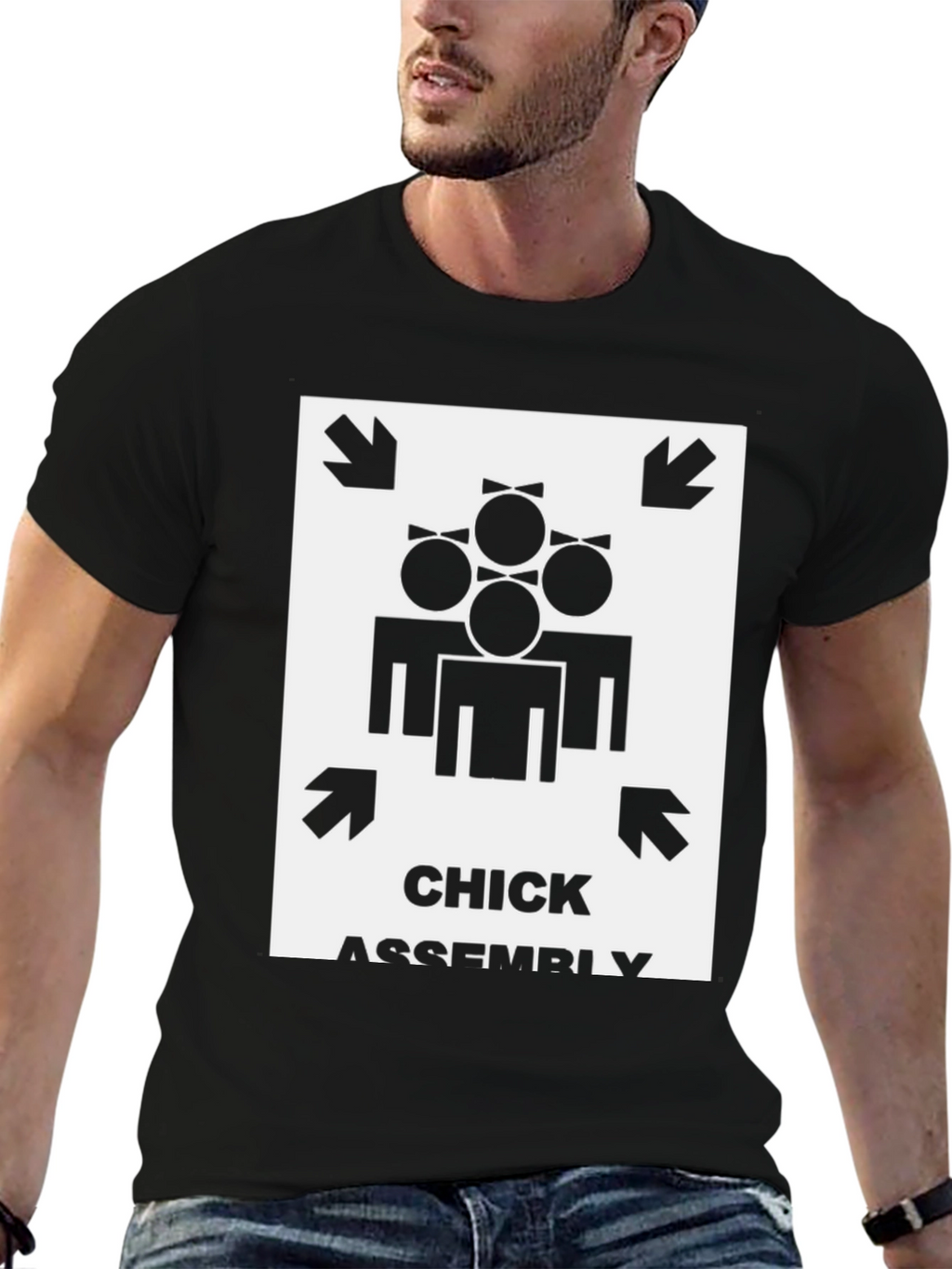 Chick Assembly T-Shirt: Unique Humor Tee