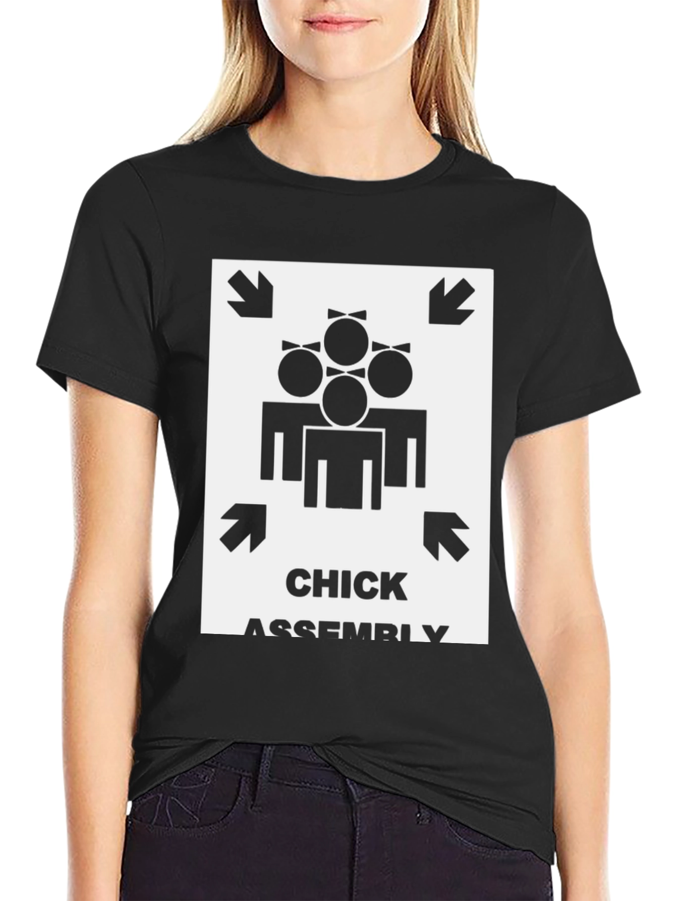 Chick Assembly T-Shirt: Unique Humor Tee
