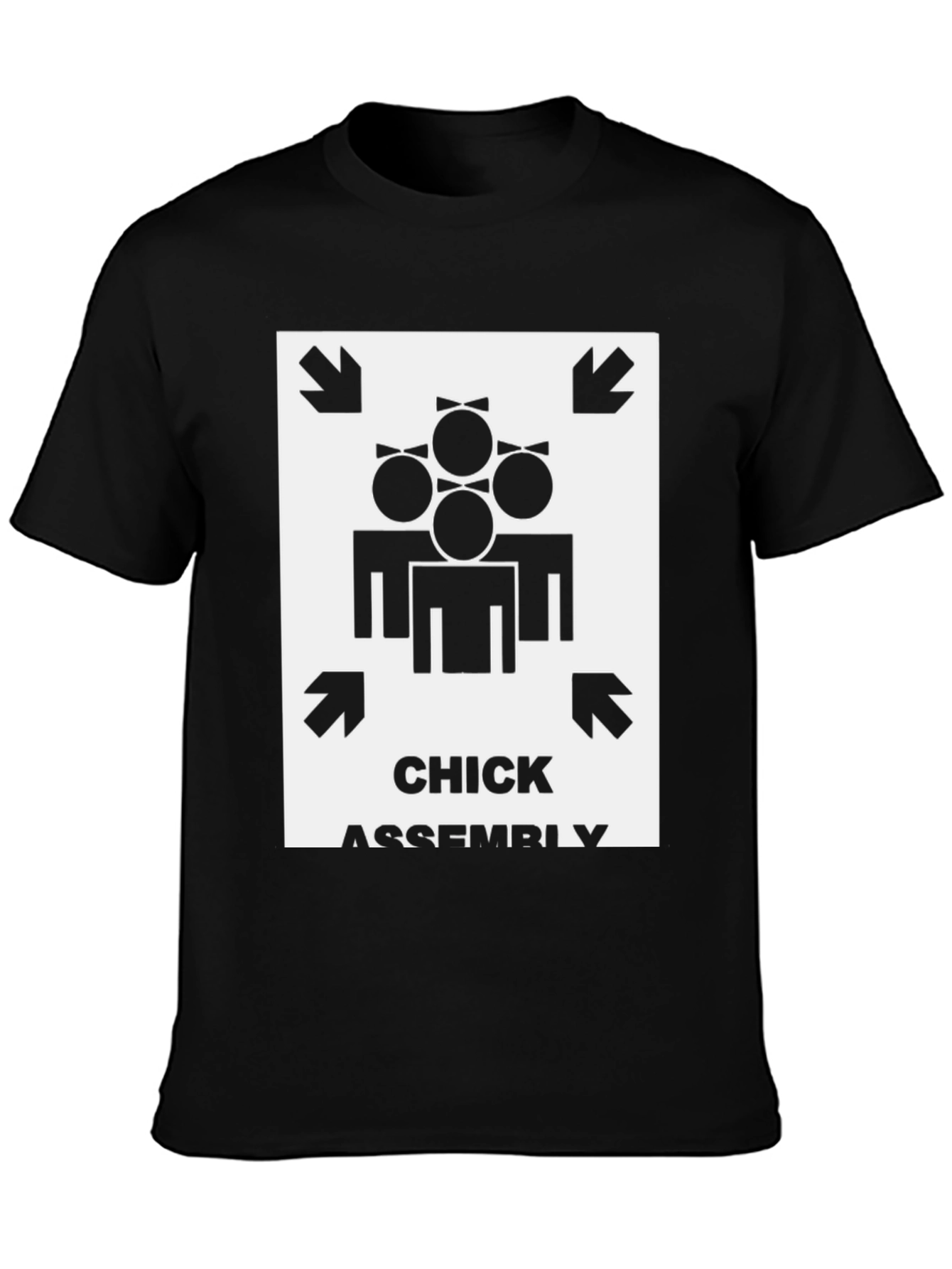 Chick Assembly T-Shirt: Unique Humor Tee
