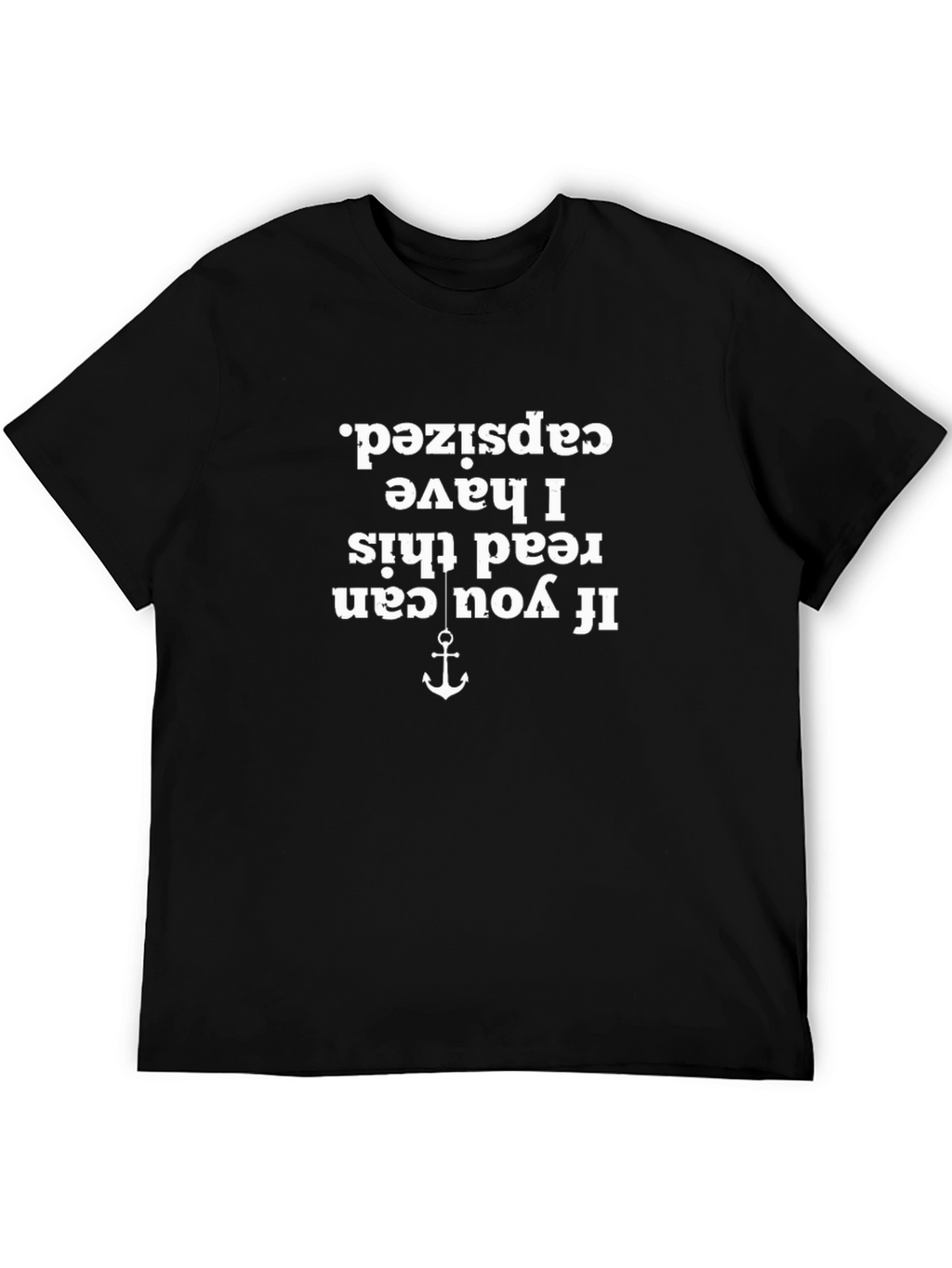 Funny Upside Down Capsize T-Shirt