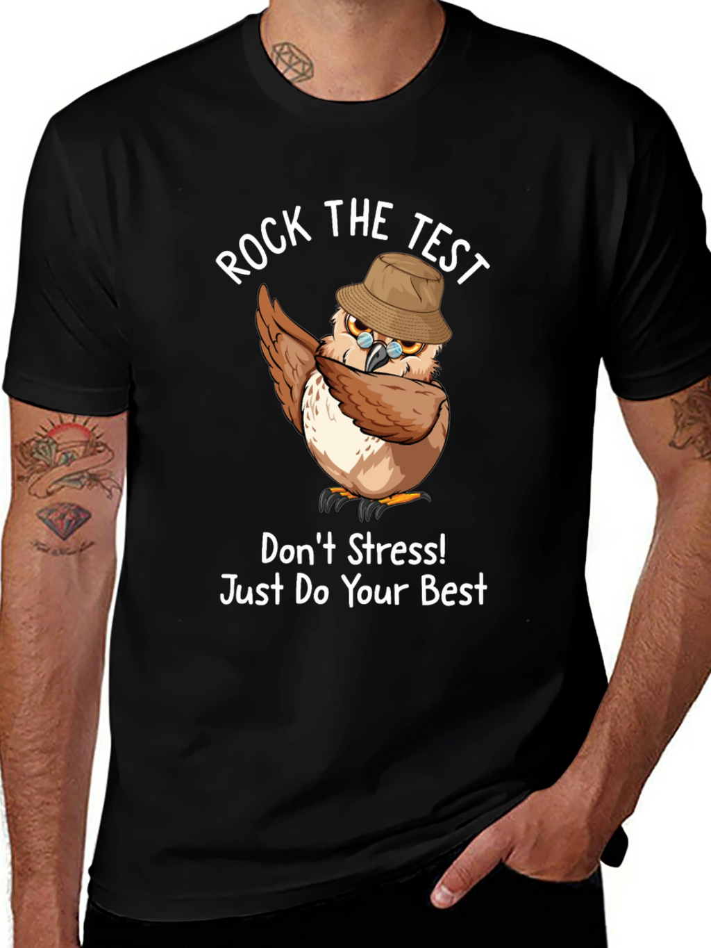 Rock The Test Owl T-Shirt