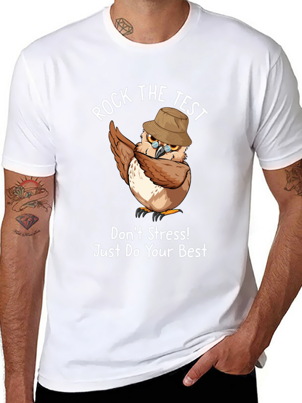 Rock The Test Owl T-Shirt