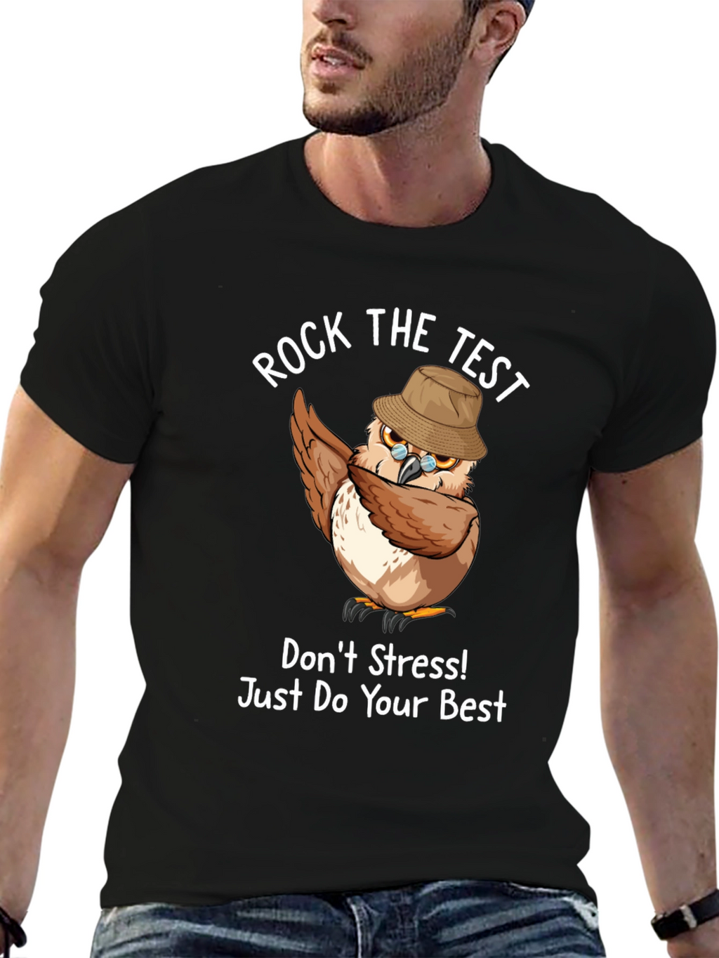 Rock The Test Owl T-Shirt