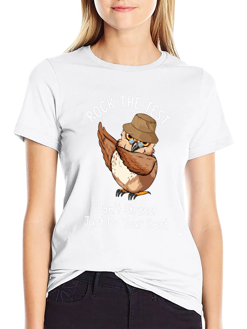 Rock The Test Owl T-Shirt