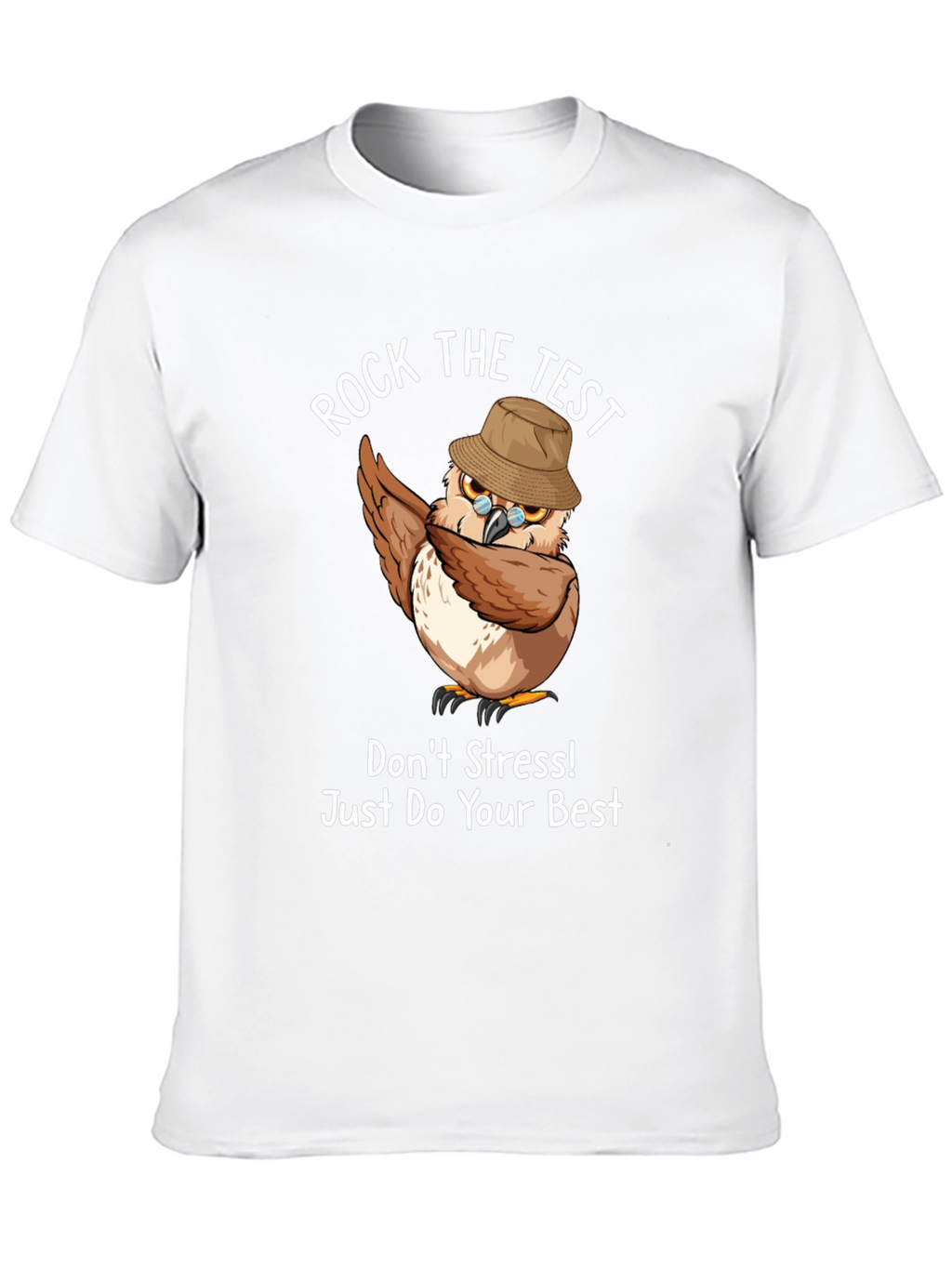 Rock The Test Owl T-Shirt