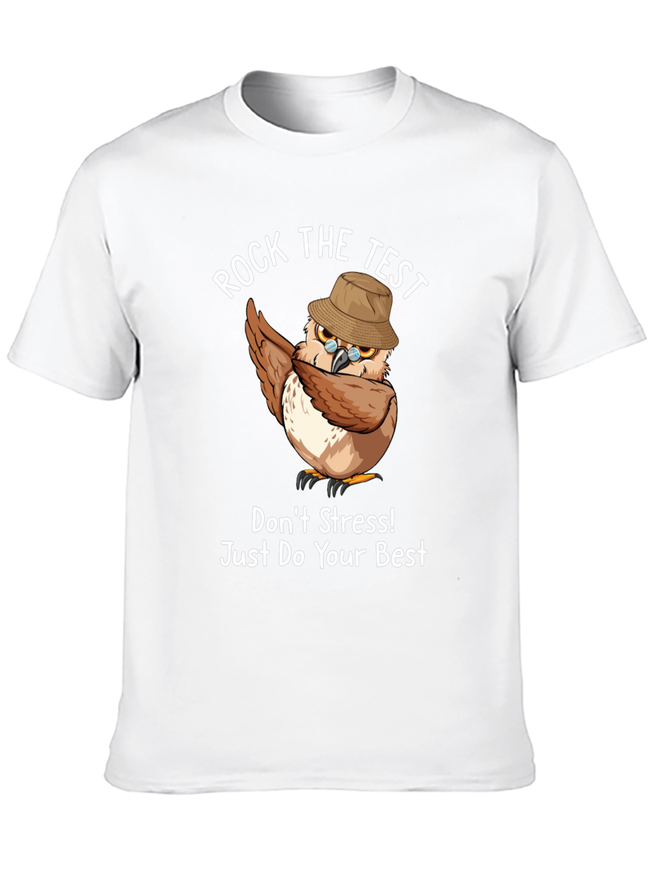 Rock The Test Owl T-Shirt