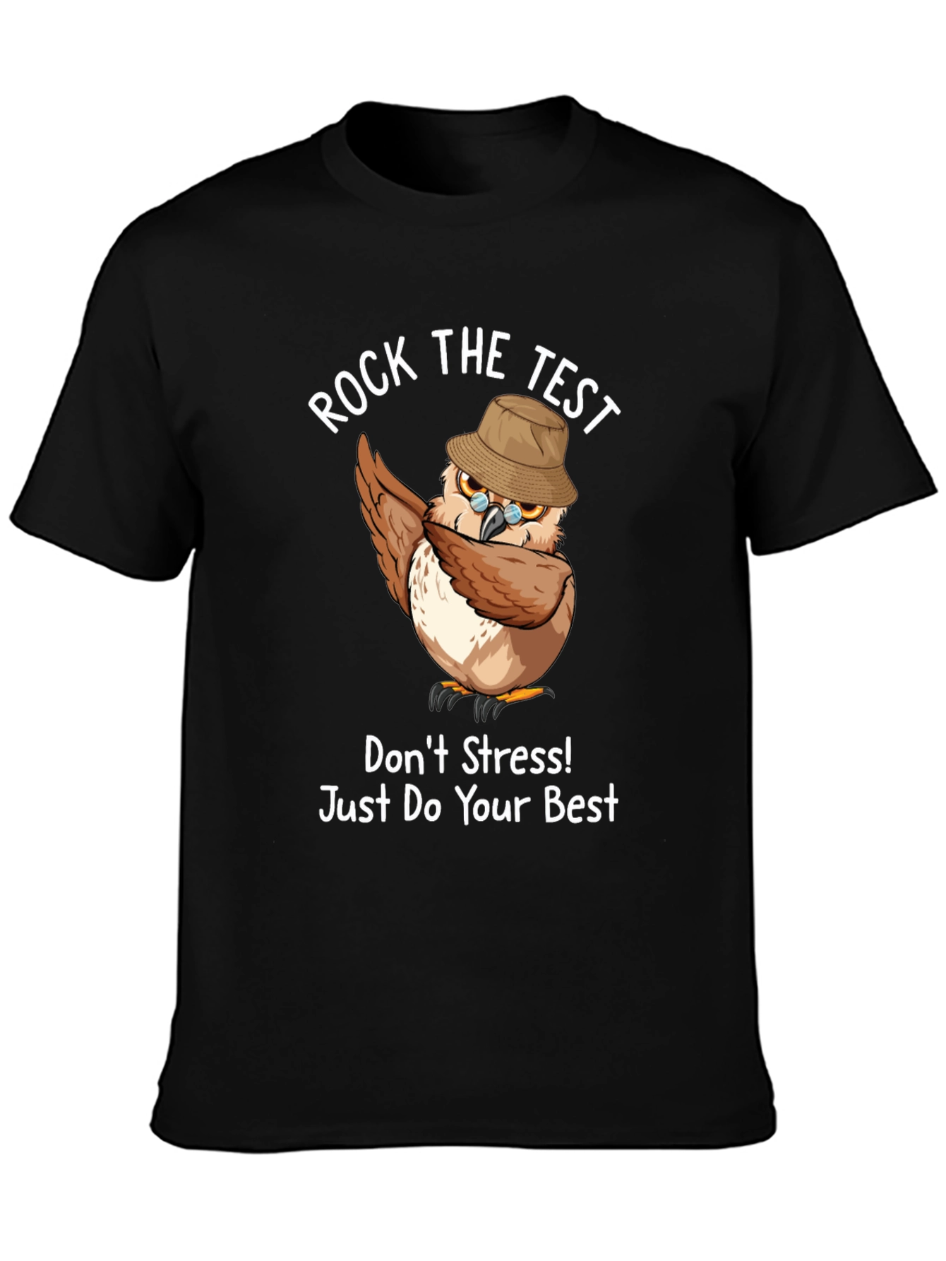 Rock The Test Owl T-Shirt
