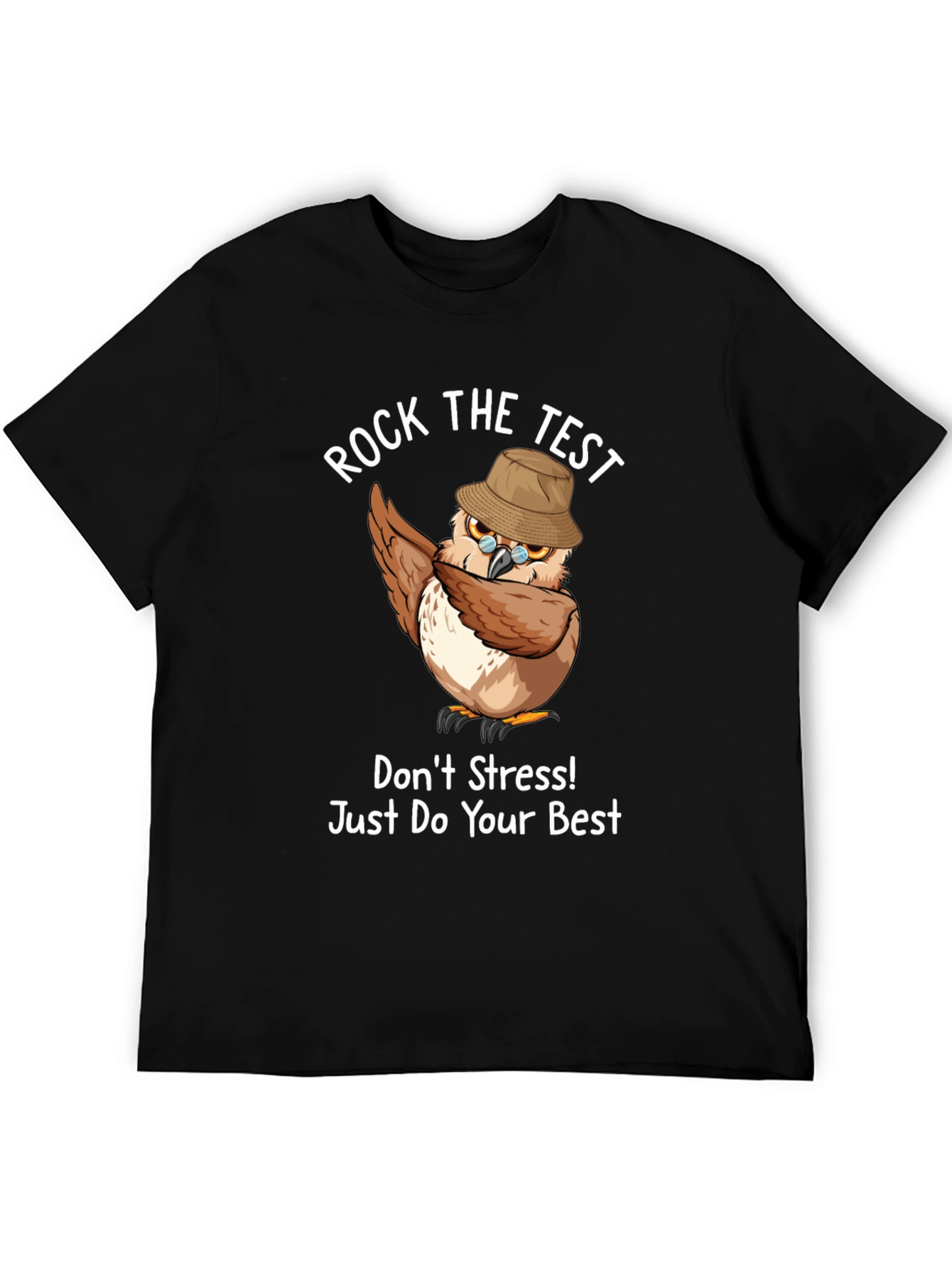 Rock The Test Owl T-Shirt