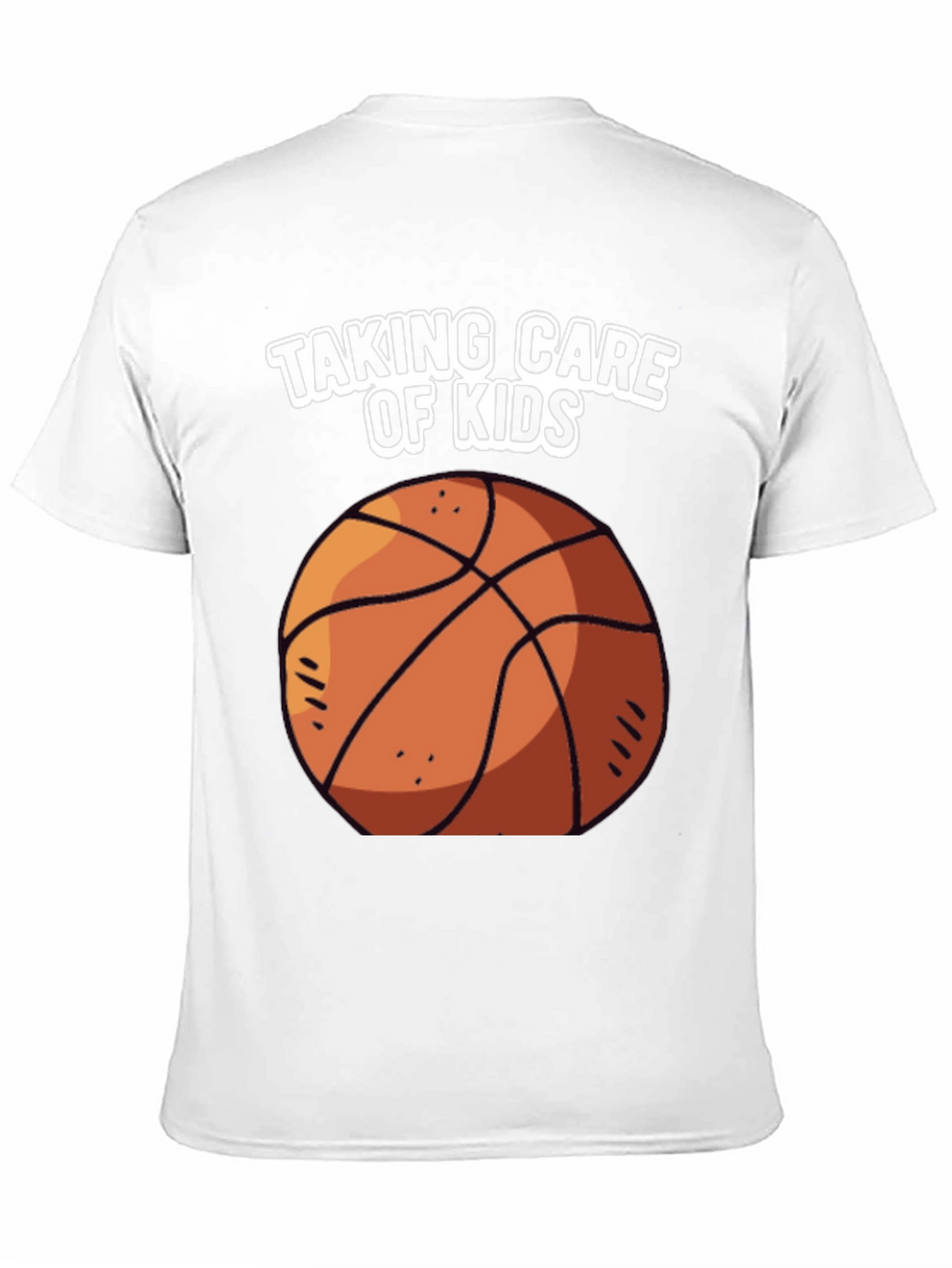 Taking Care of Kids Basketball Graphic T-Shirt