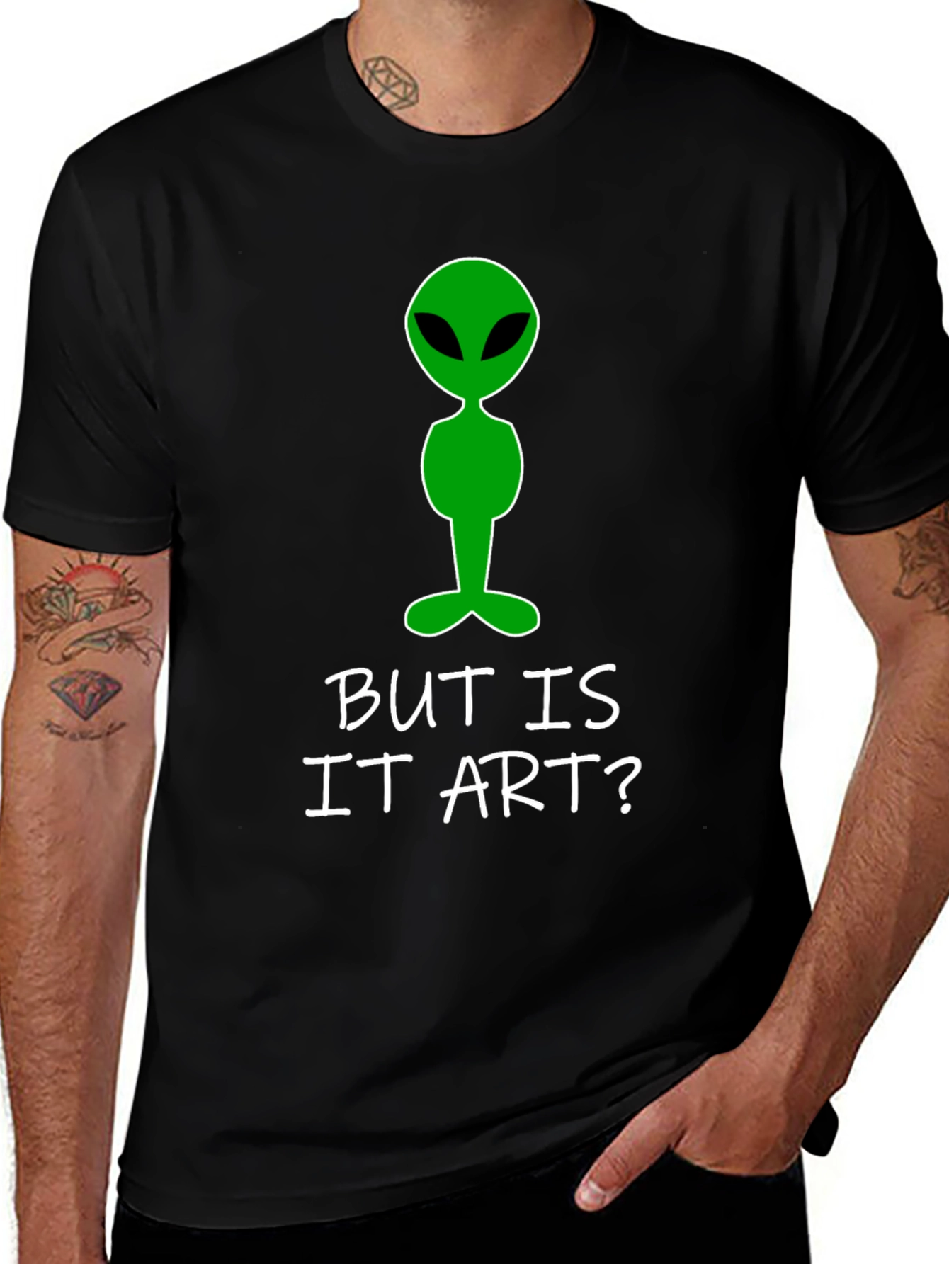 Alien Art Tee: But Is It Art? T-Shirt