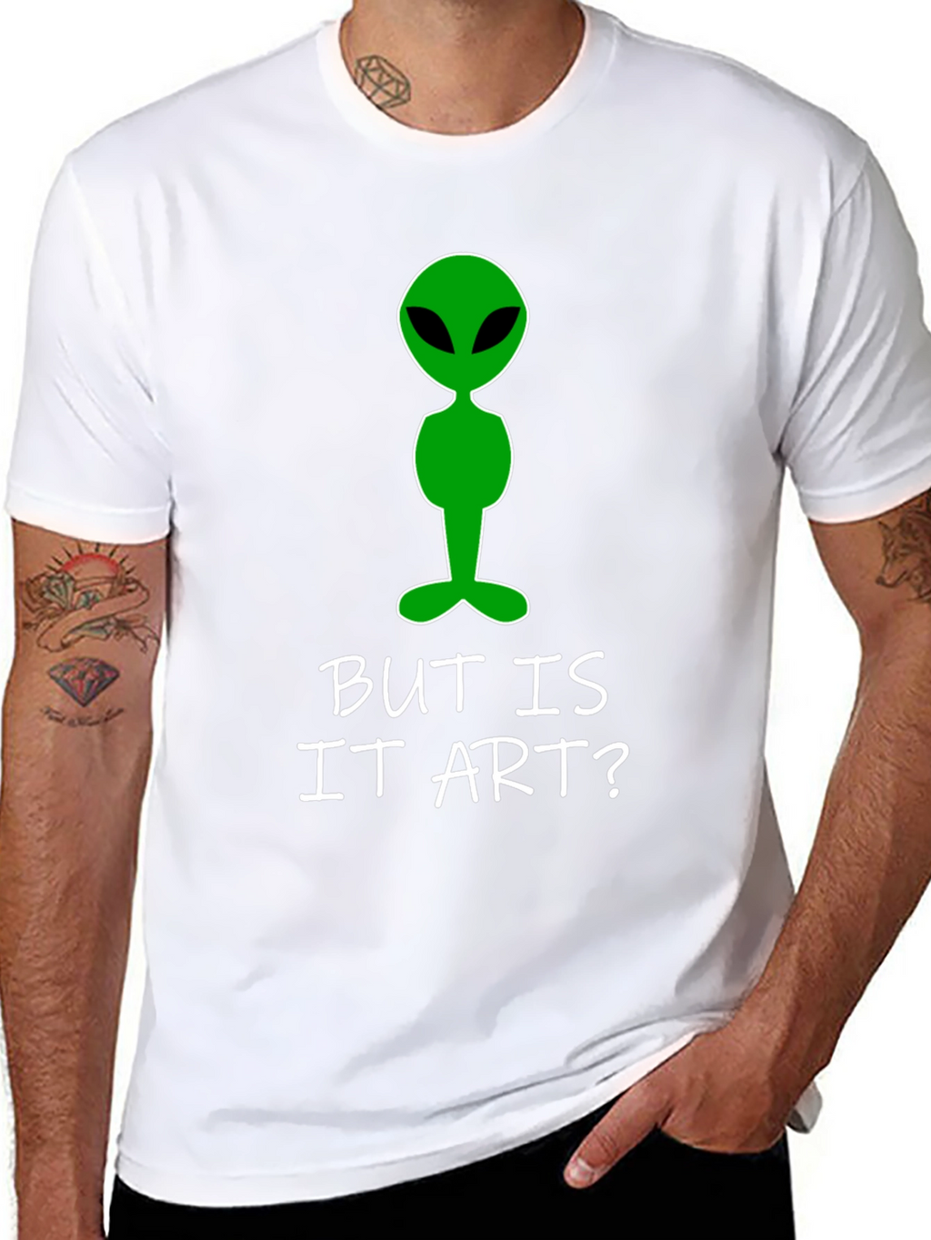 Alien Art Tee: But Is It Art? T-Shirt