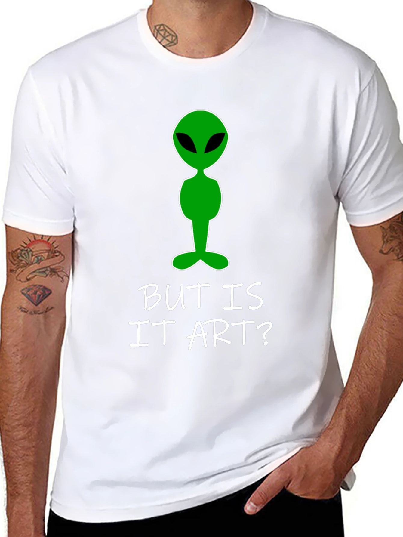 Alien Art Tee: But Is It Art? T-Shirt