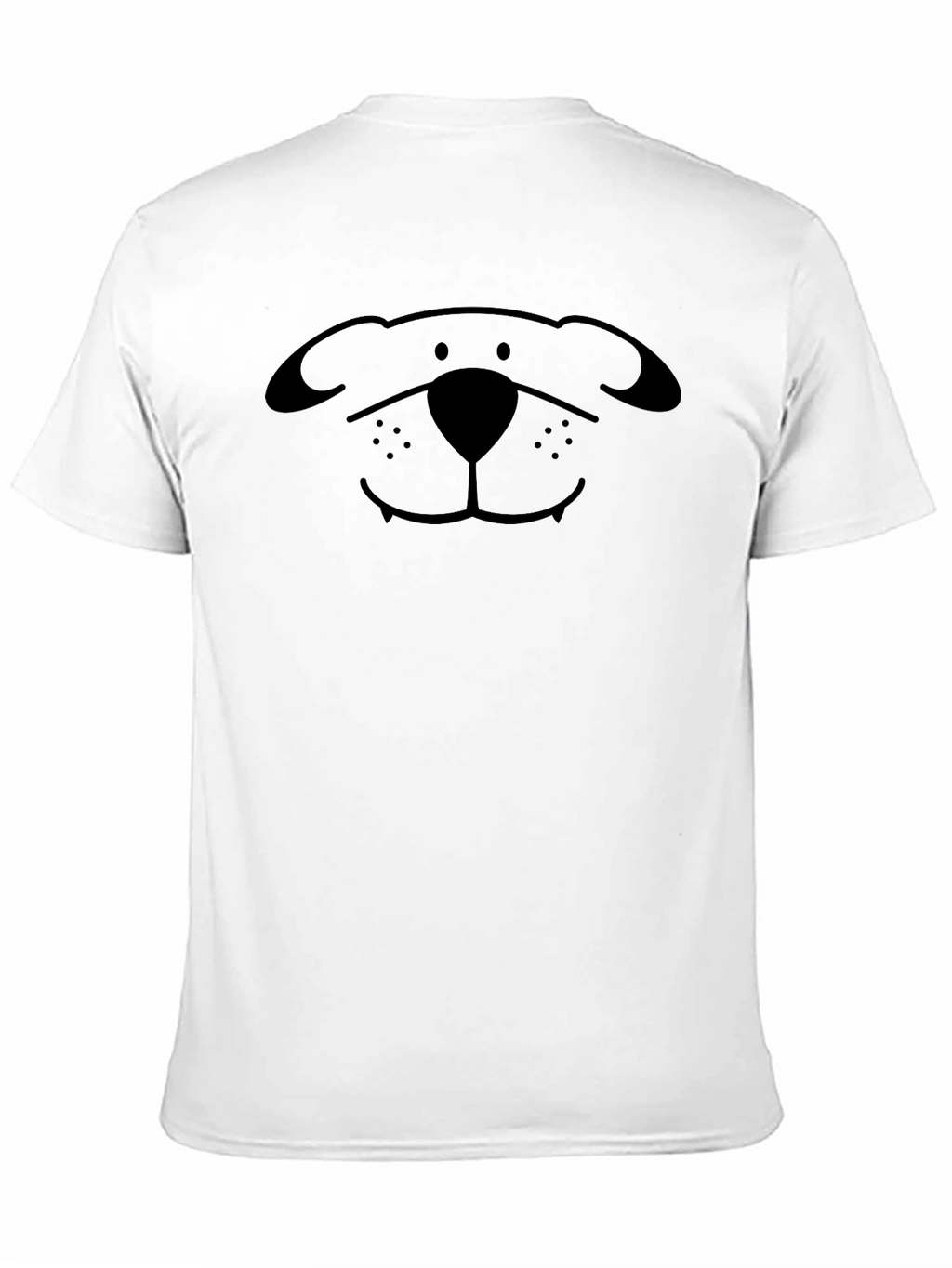 Minimal Dog Face T-Shirt – Cute Simple Dog Graphic Tee