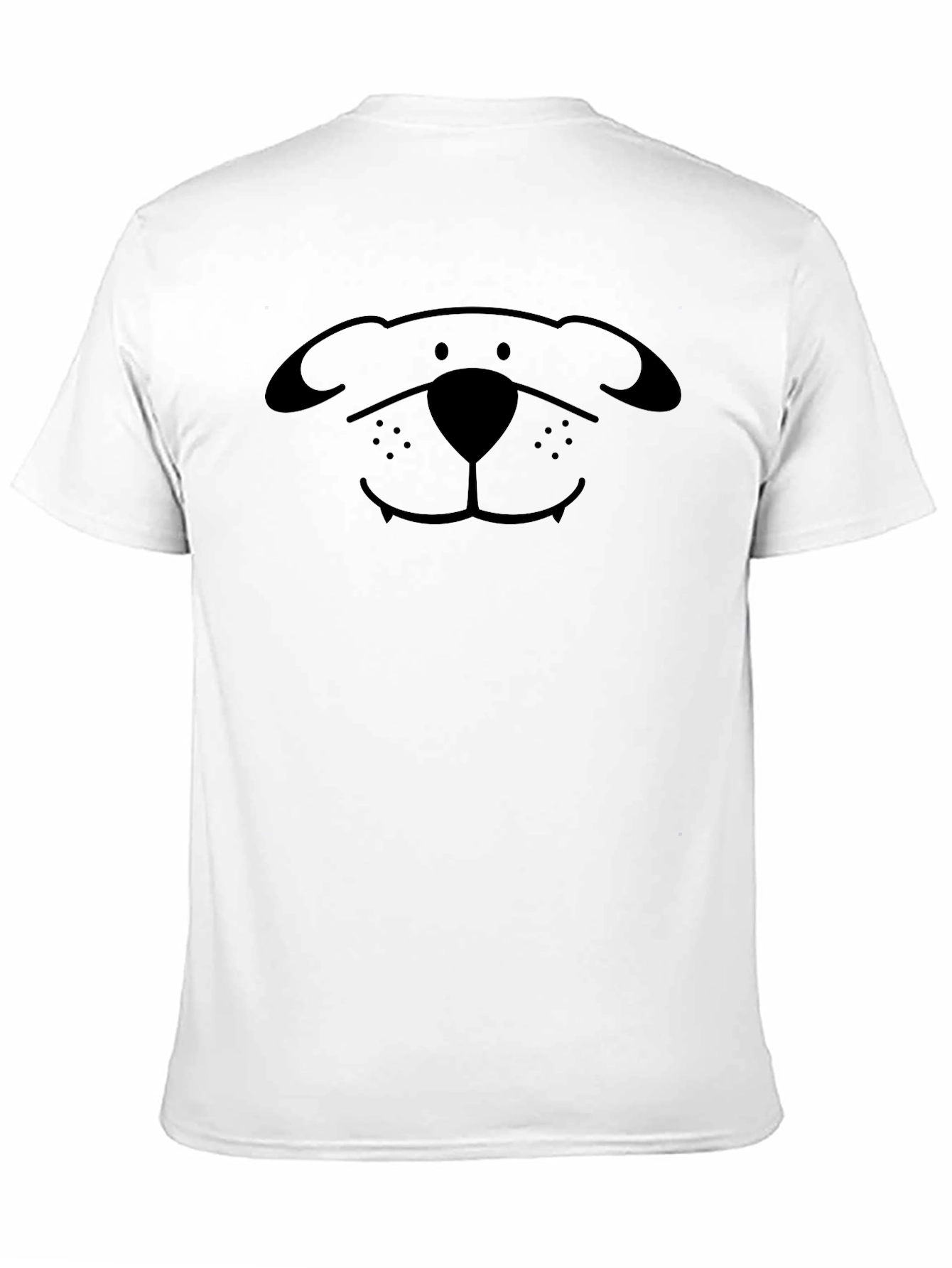 Minimal Dog Face T-Shirt – Cute Simple Dog Graphic Tee