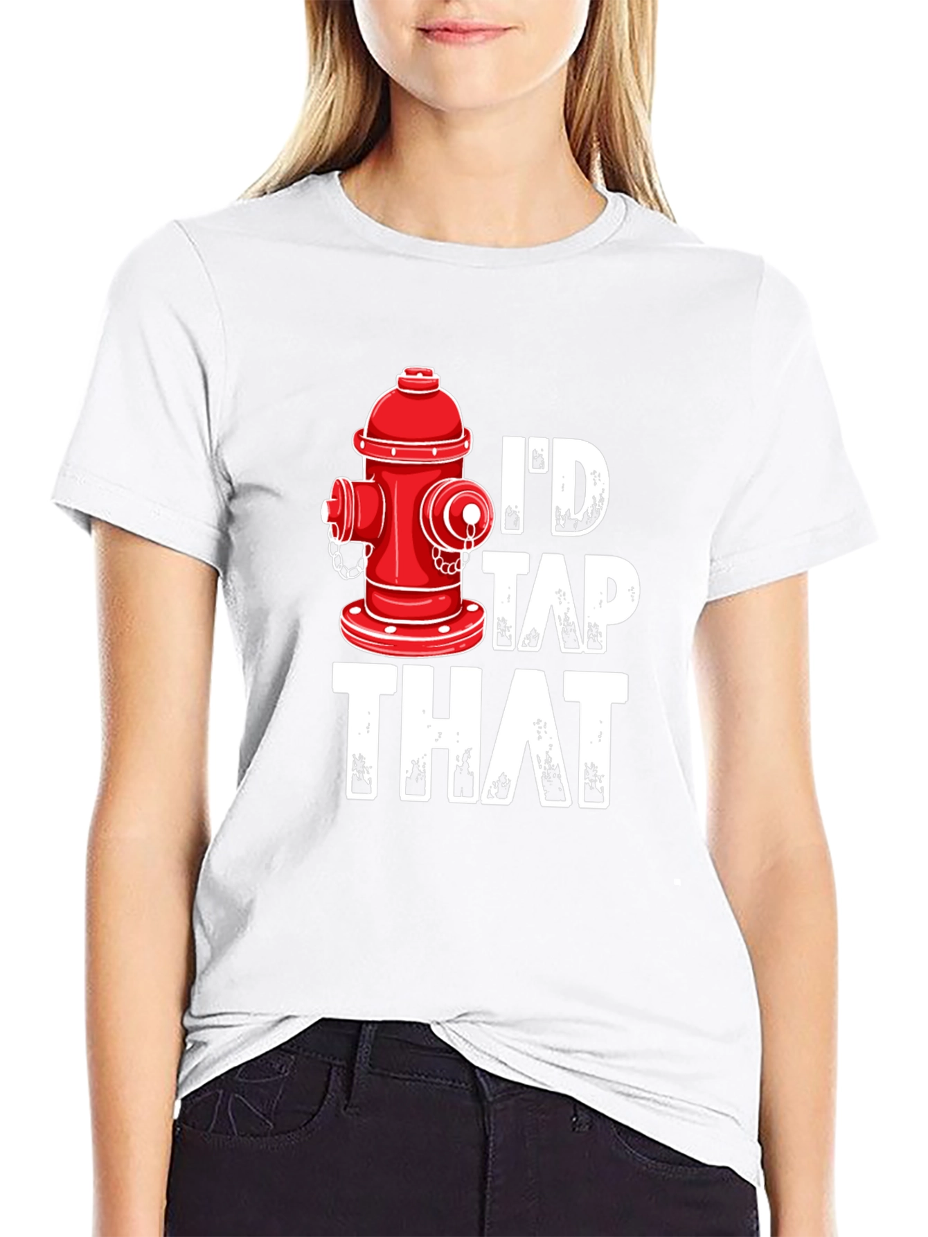 Id Tap That Fire Hydrant Graphic Tee