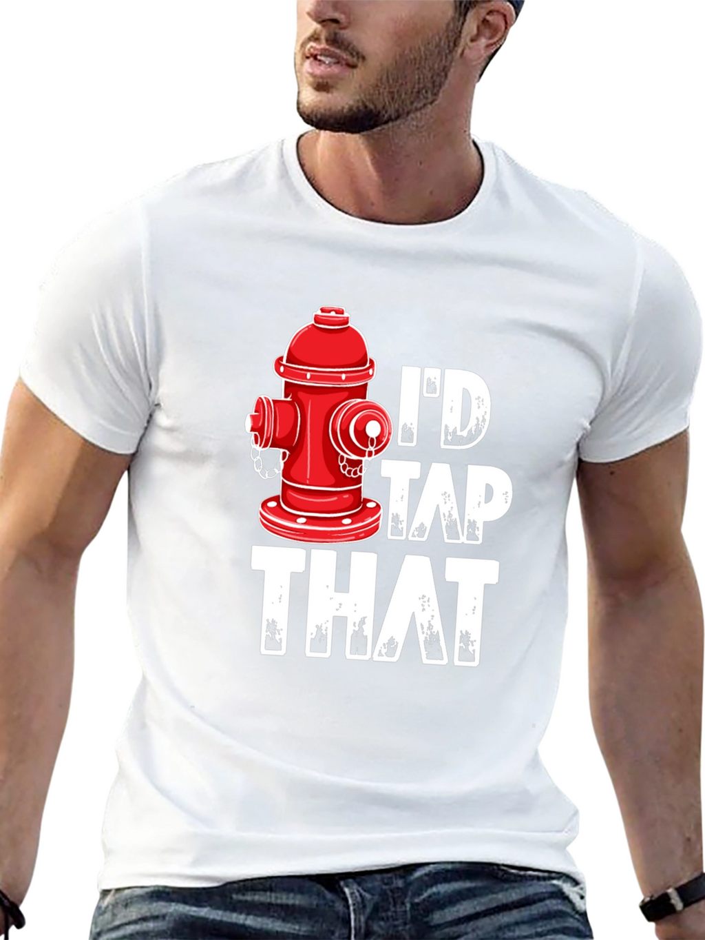 Id Tap That Fire Hydrant Graphic Tee