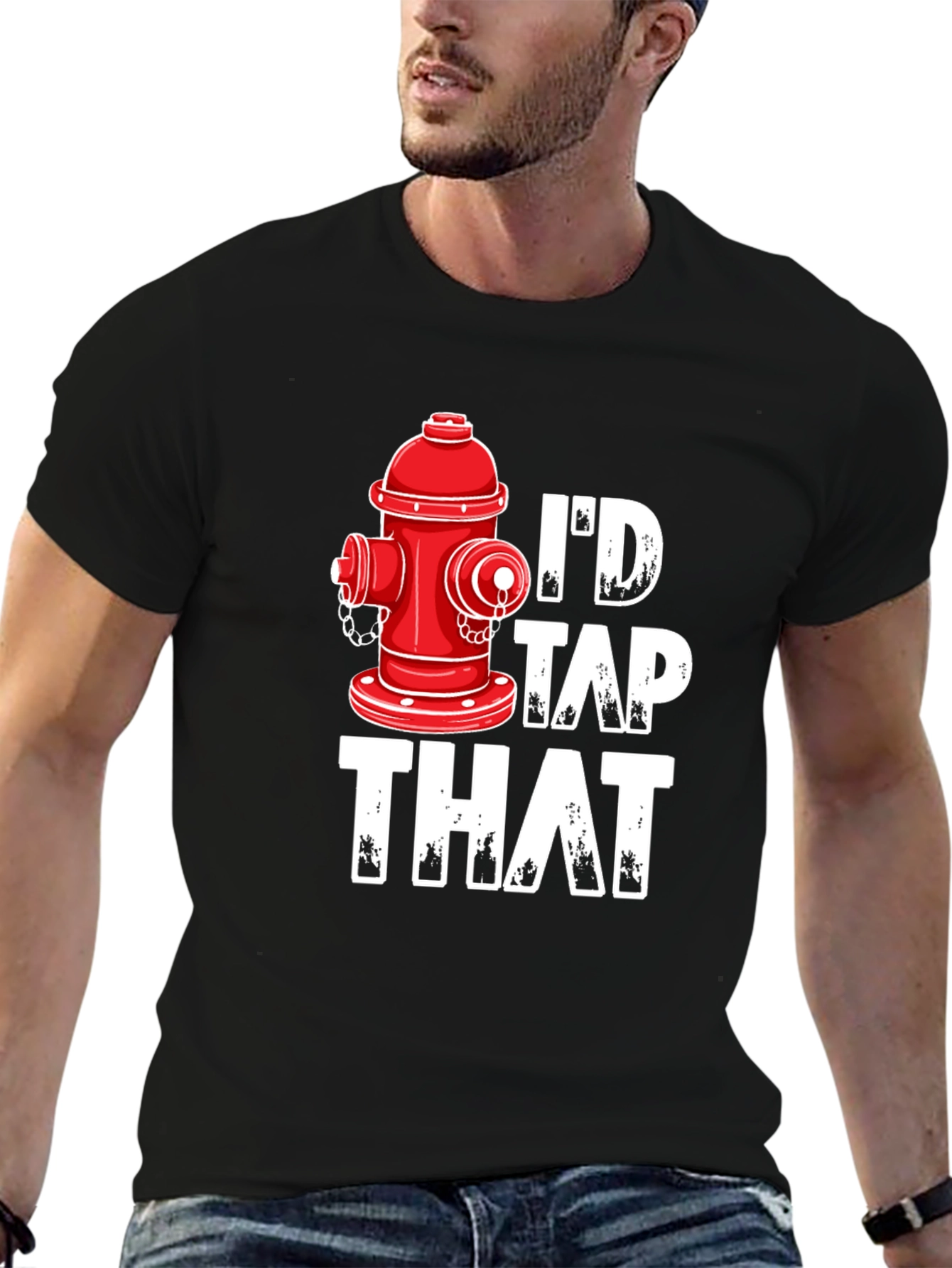 Id Tap That Fire Hydrant Graphic Tee