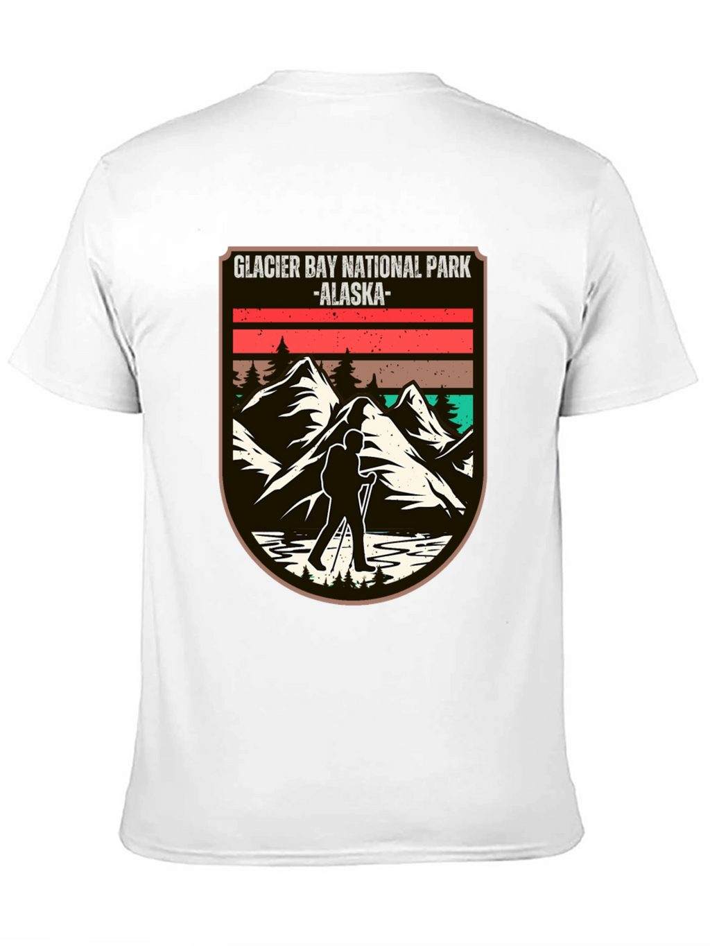 Glacier Bay National Park Alaska Black T-Shirt