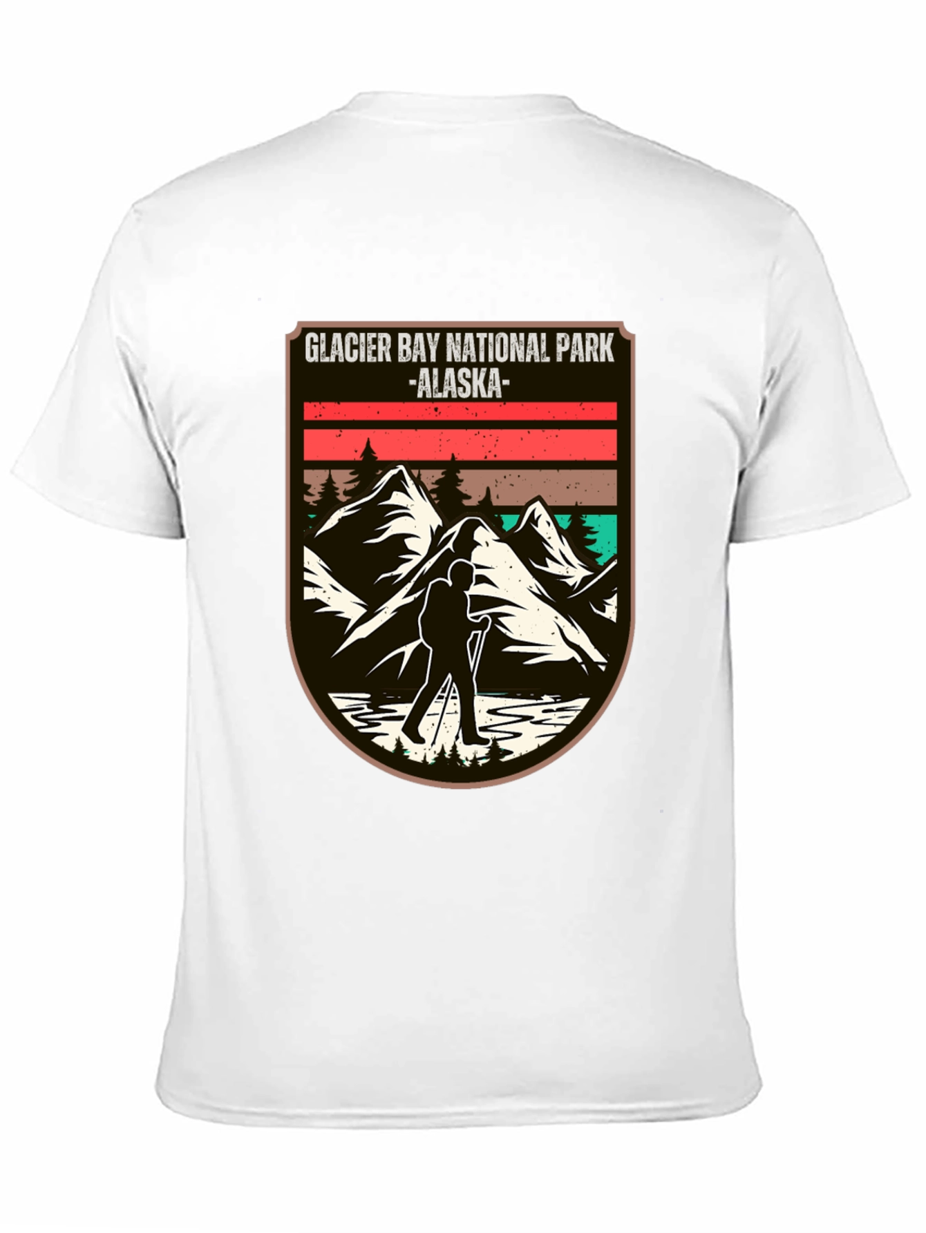 Glacier Bay National Park Alaska Black T-Shirt