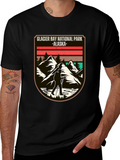 Glacier Bay National Park Alaska Black T-Shirt
