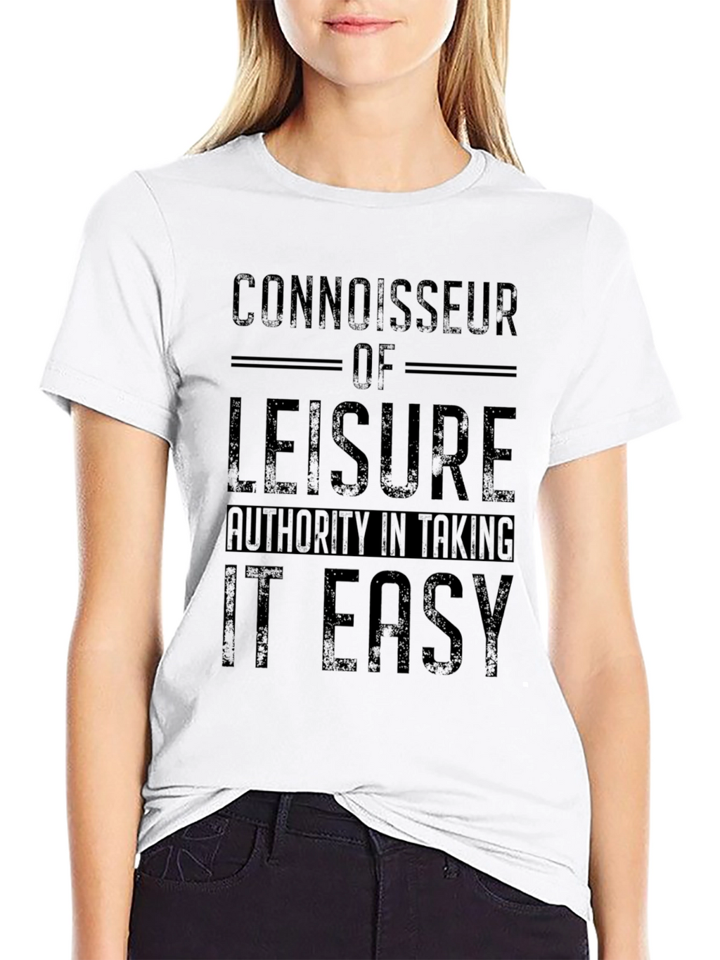 Connoisseur of Leisure Black T-Shirt