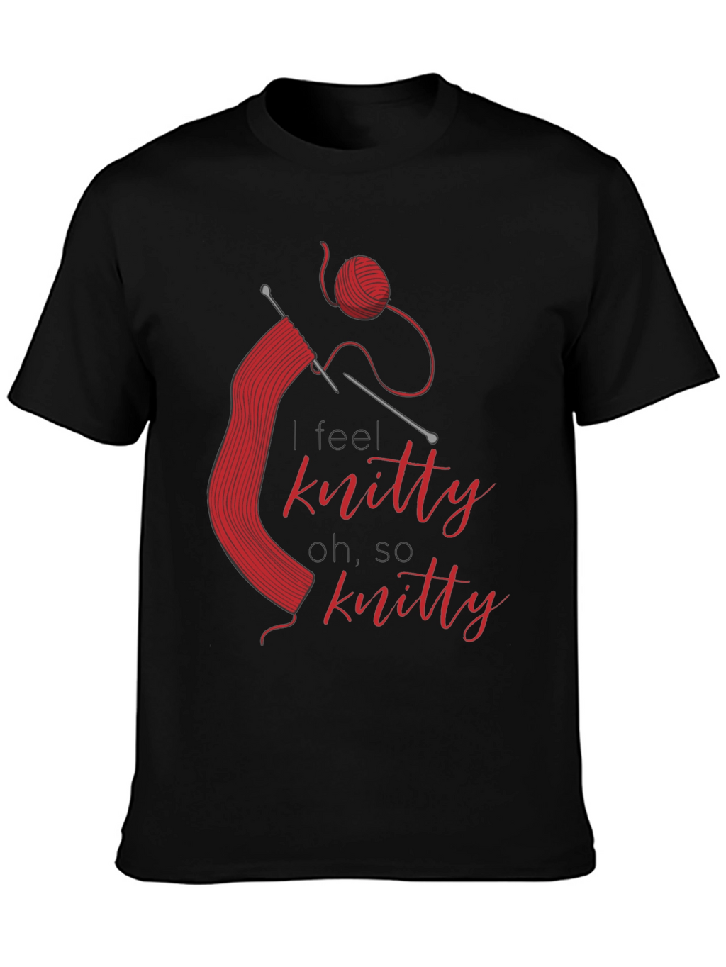 Knitty T-Shirt - Red Knitting Design