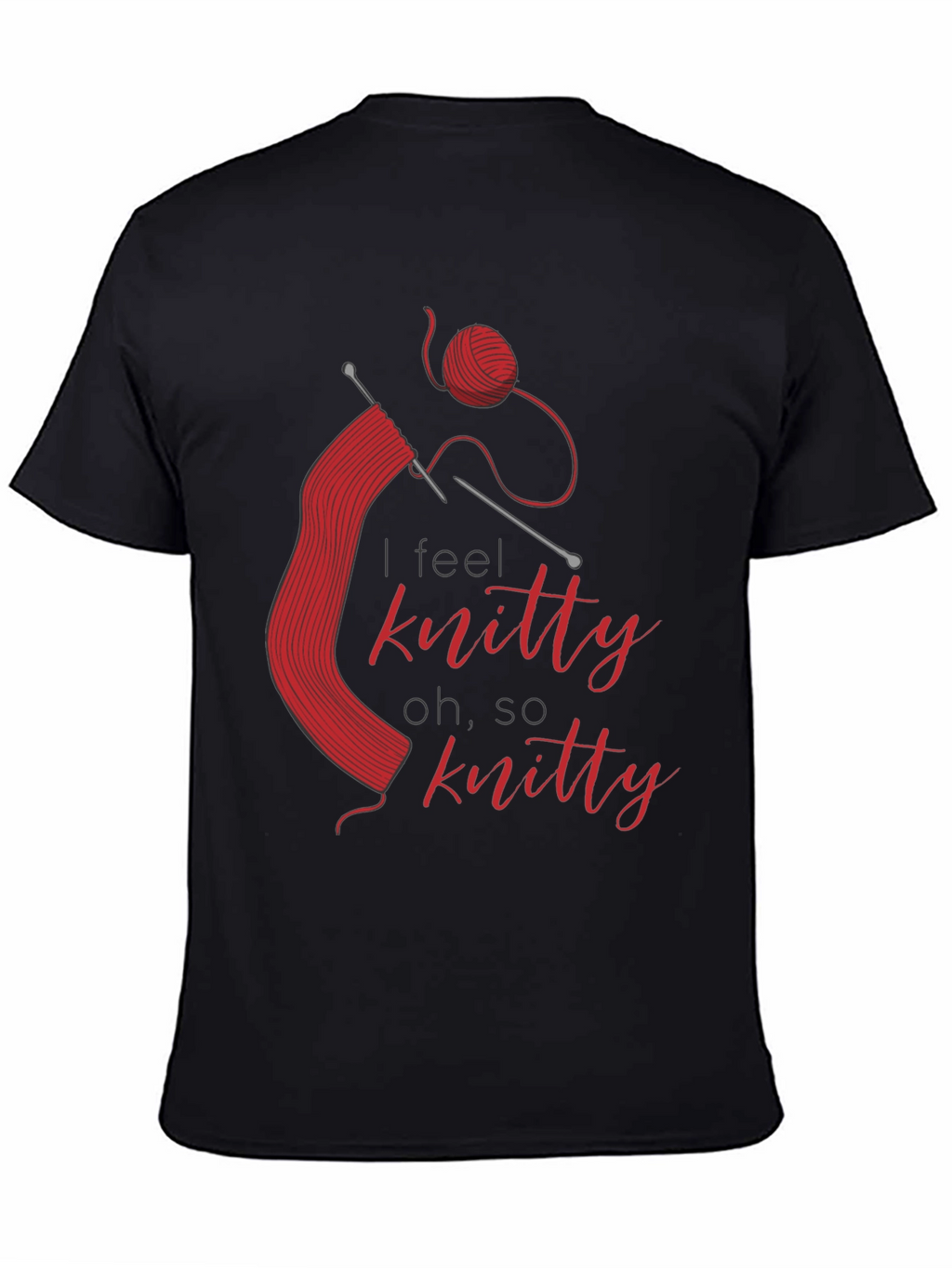 Knitty T-Shirt - Red Knitting Design