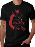 Knitty T-Shirt - Red Knitting Design